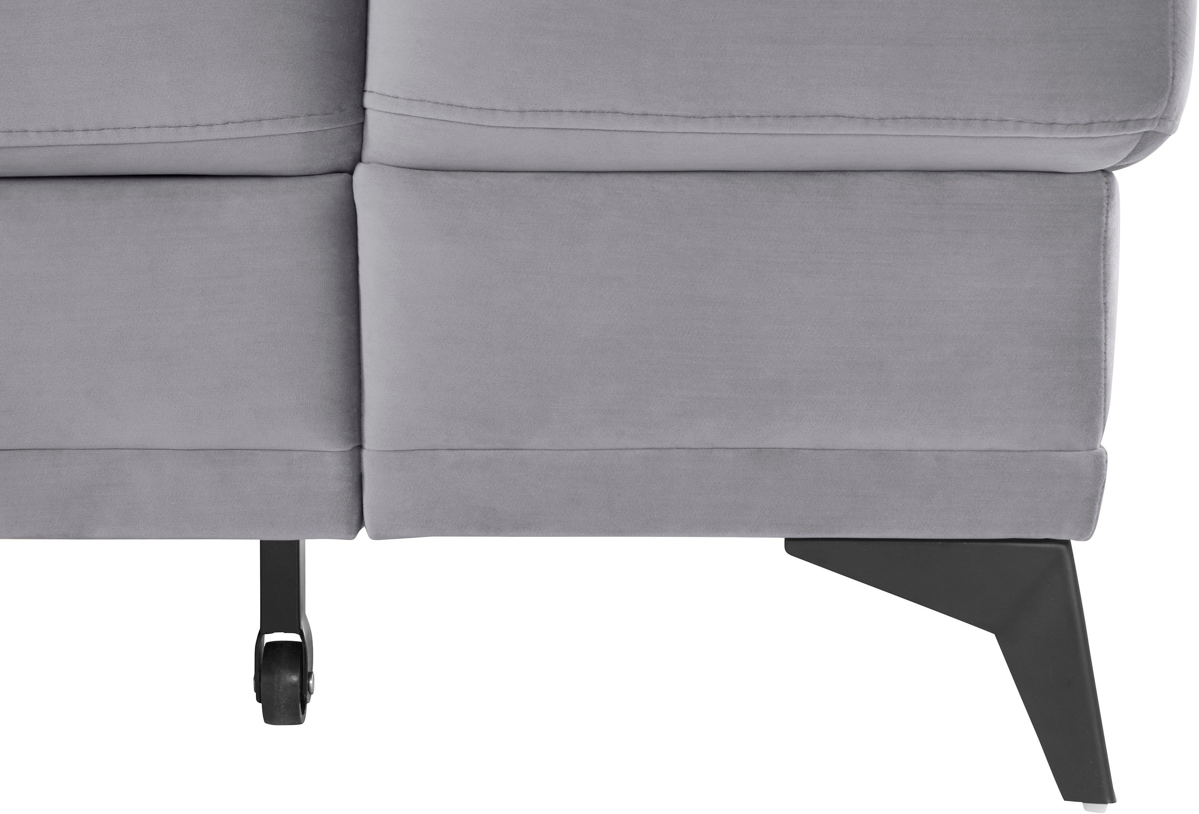 INOSIGN Ecksofa »Cardiz L-Form«, inkl.Kopfteilverstellung und Federkern wahlweise mit Bettfunktion