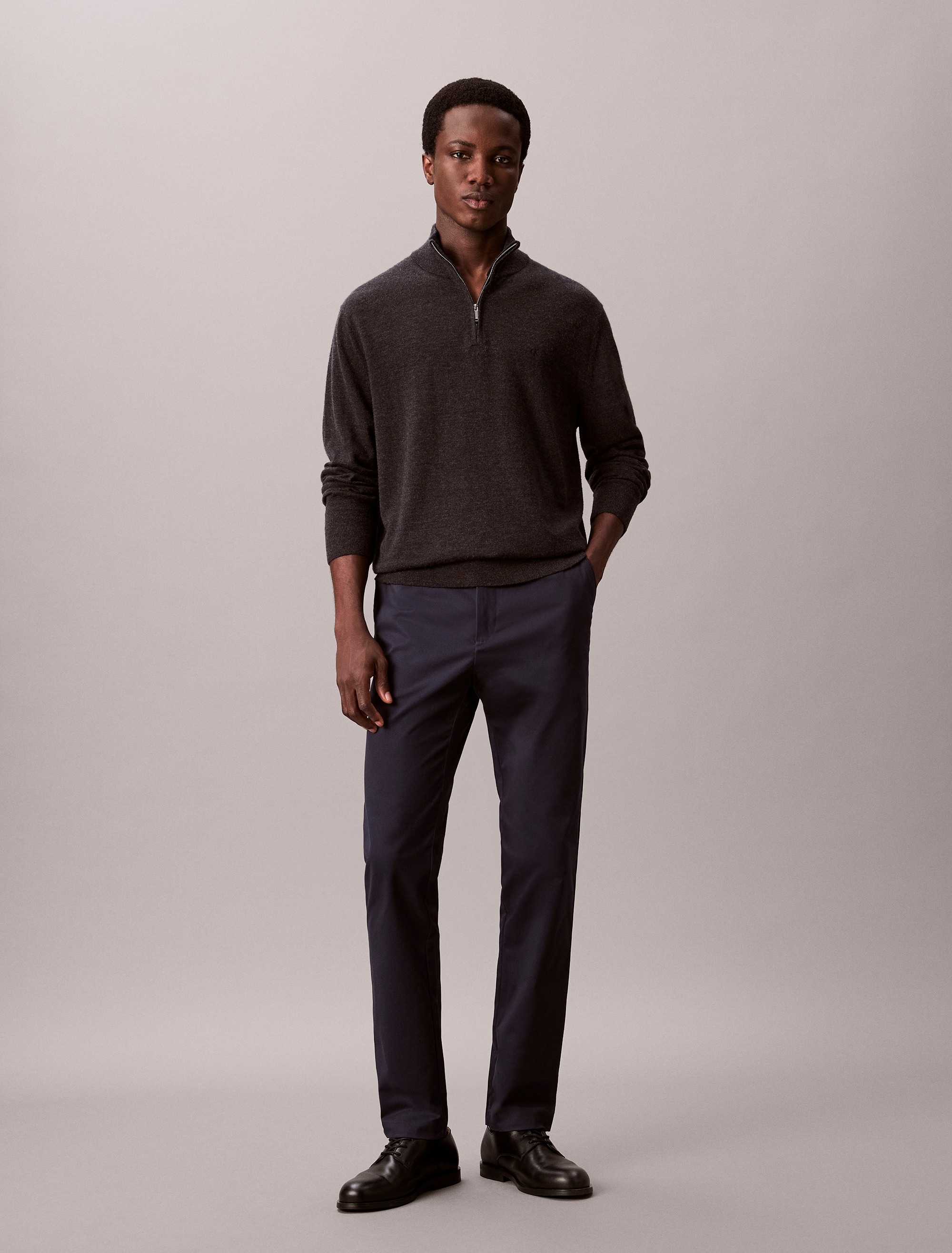 Calvin Klein Chinohose »SLIM SATEEN CHINO TROUSER«, slim fit