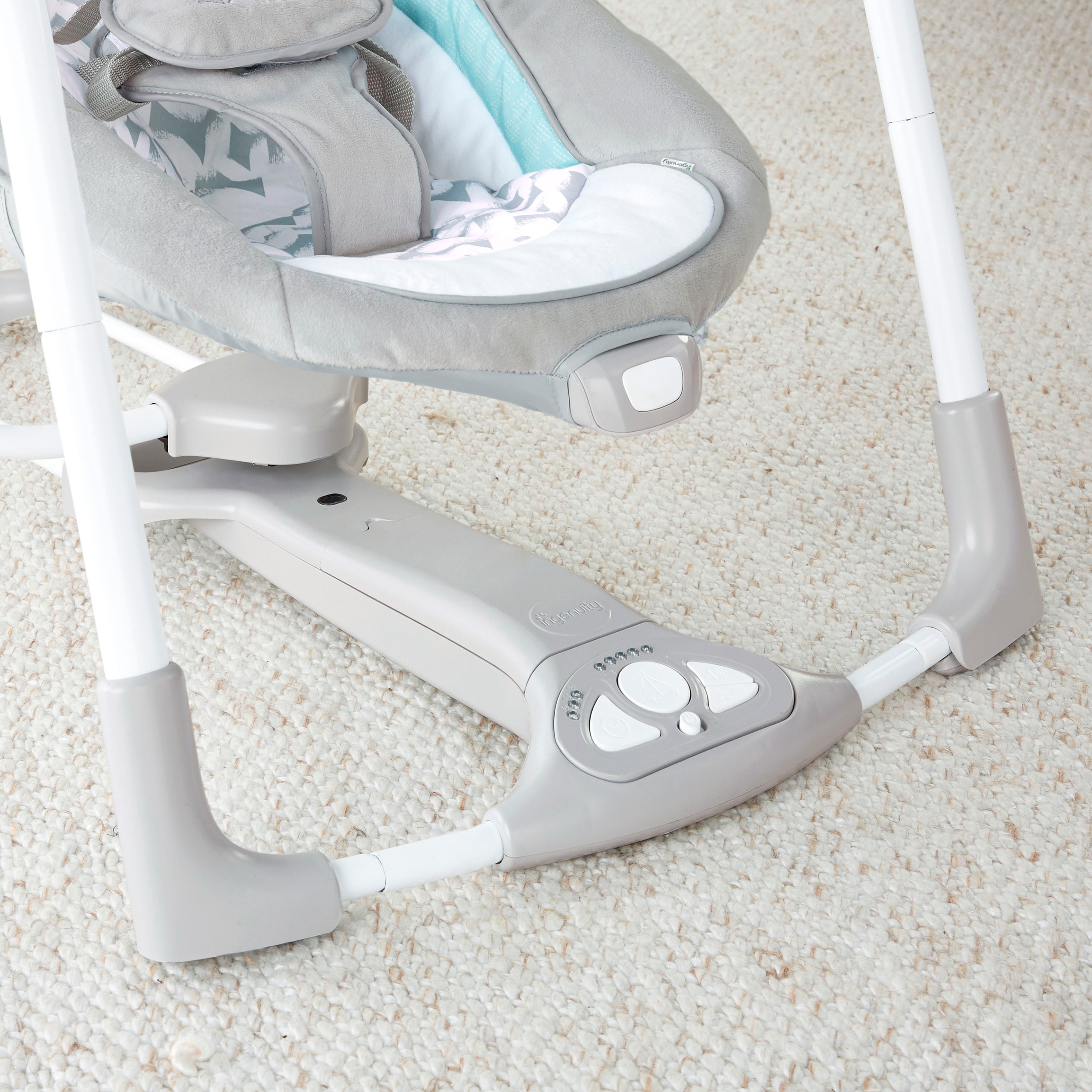 ingenuity Babyschaukel »ConvertMe Swing-2-Seat Portable Swing - Raylan«, mit automatischer Schaukelfunktion und Sound-Effekt