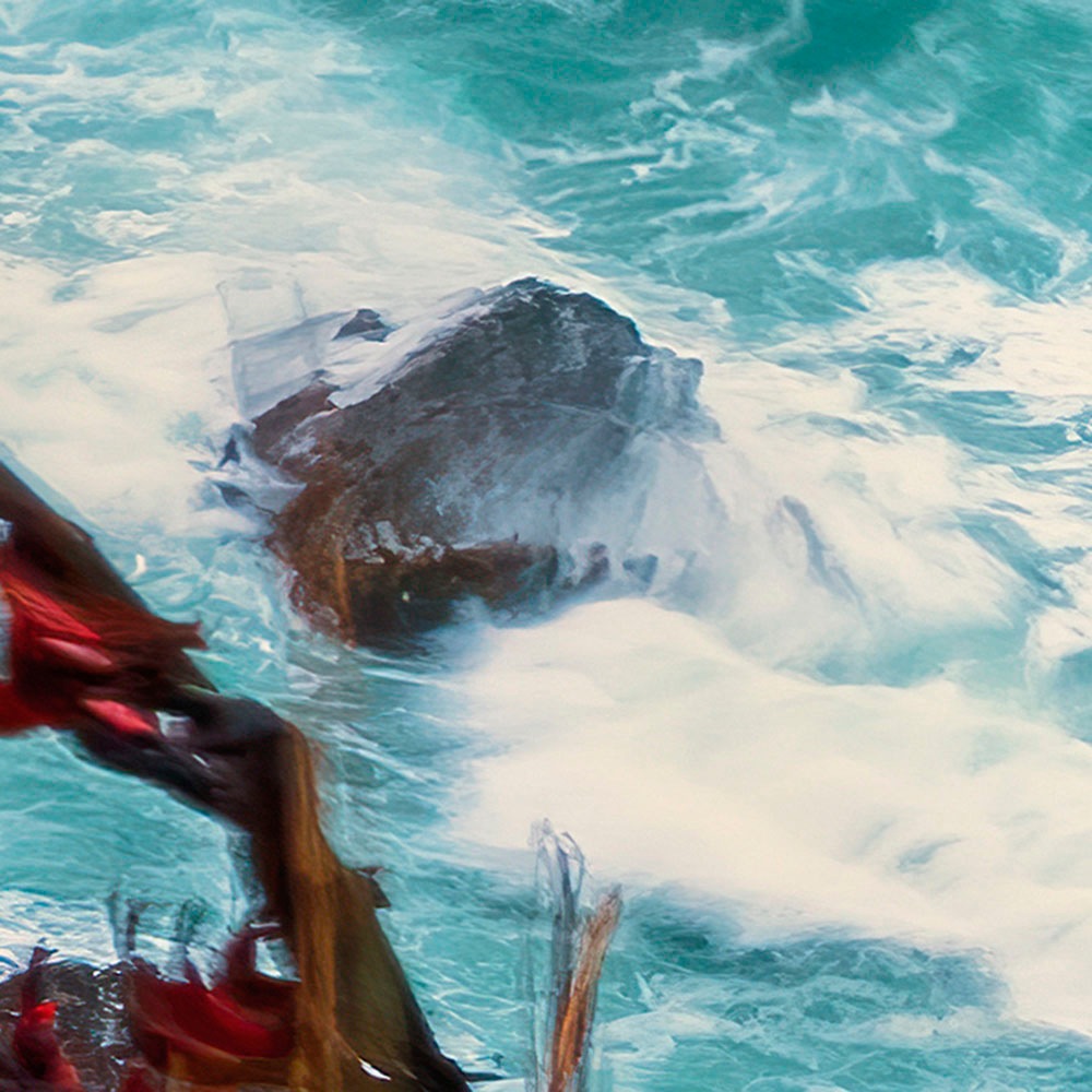 Komar Fototapete »Digitaldruck Vlies - Stormy Sea - Größe 400 x 250 cm«, bedruckt, Wohnzimmer, Schlafzimmer