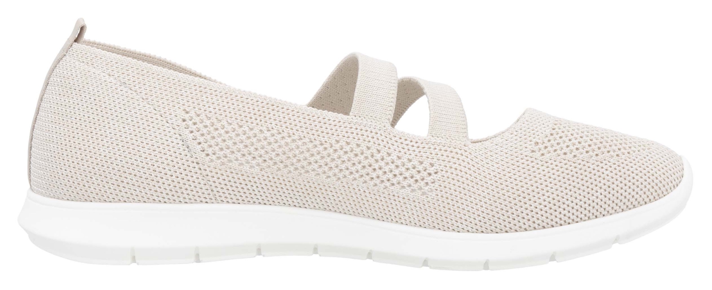 Remonte Riemchenballerina, Halbschuh, Freizeitschuh, Komfortschuh mit herausnehmbarer Einlage