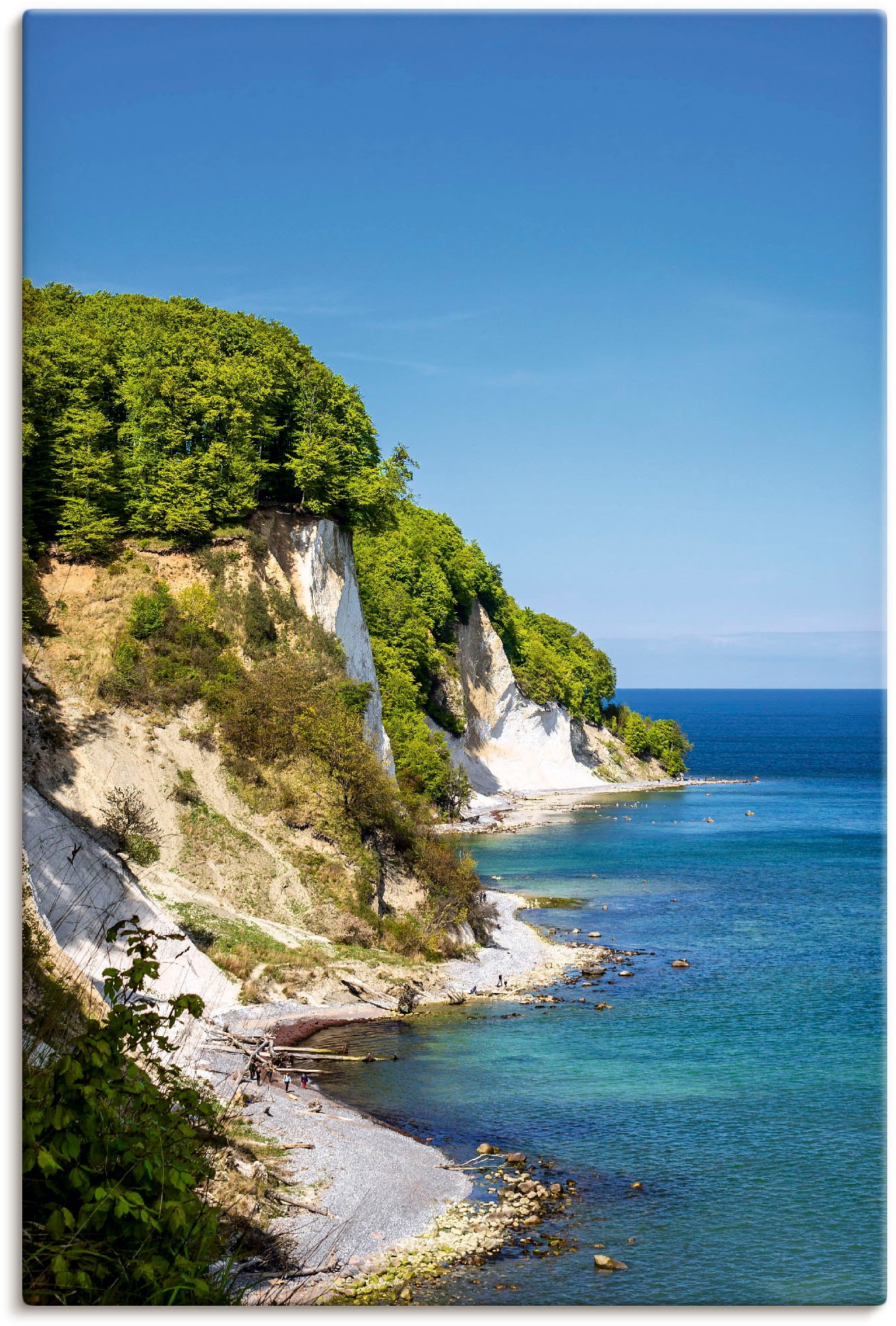 Artland Wandbild »Kreidefelsen Ostseeküste Insel Rügen«, Felsen, (1 St.), a günstig online kaufen