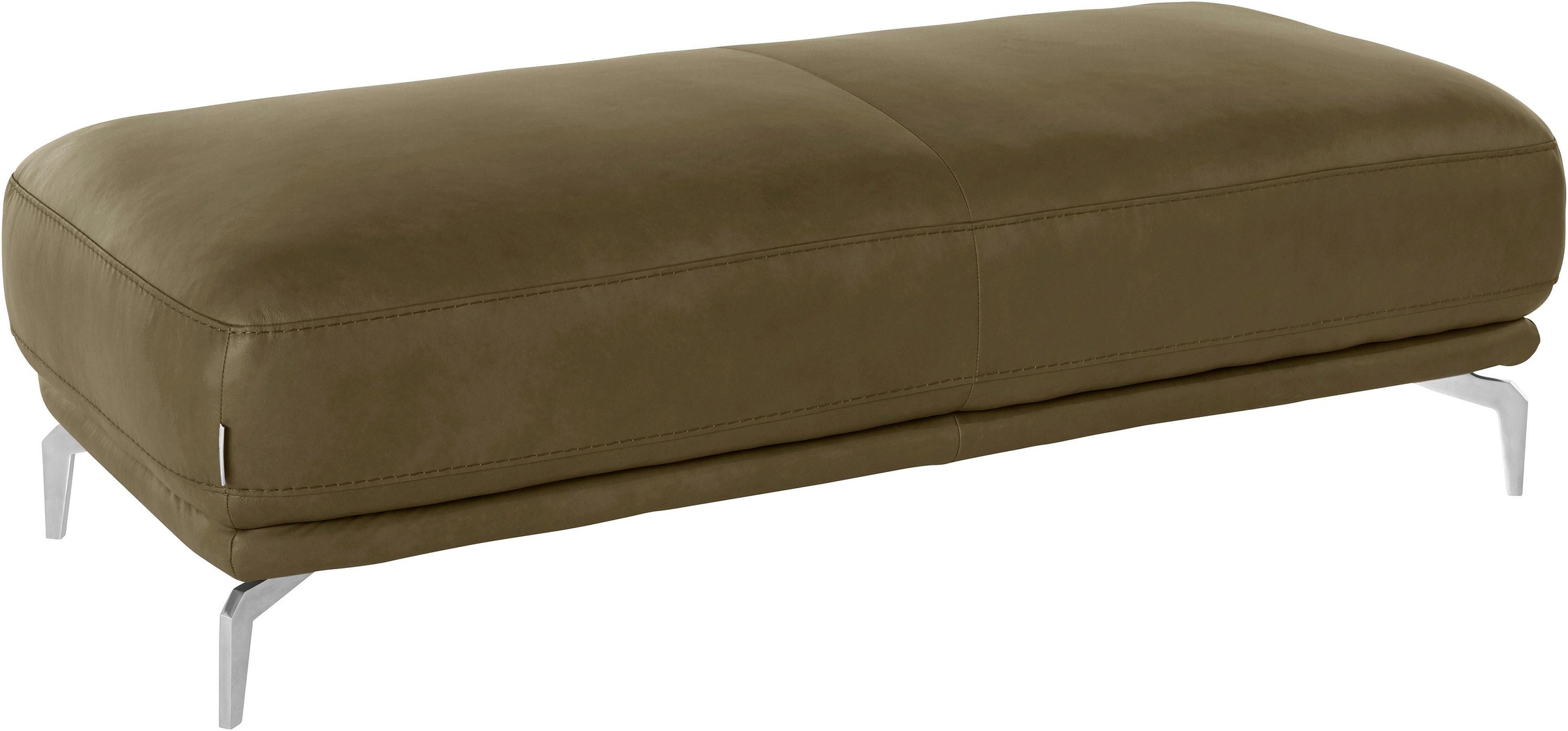 W.SCHILLIG Hocker »montanaa«, mit Metallfüßen in Chrom glänzend, Breite 141 cm