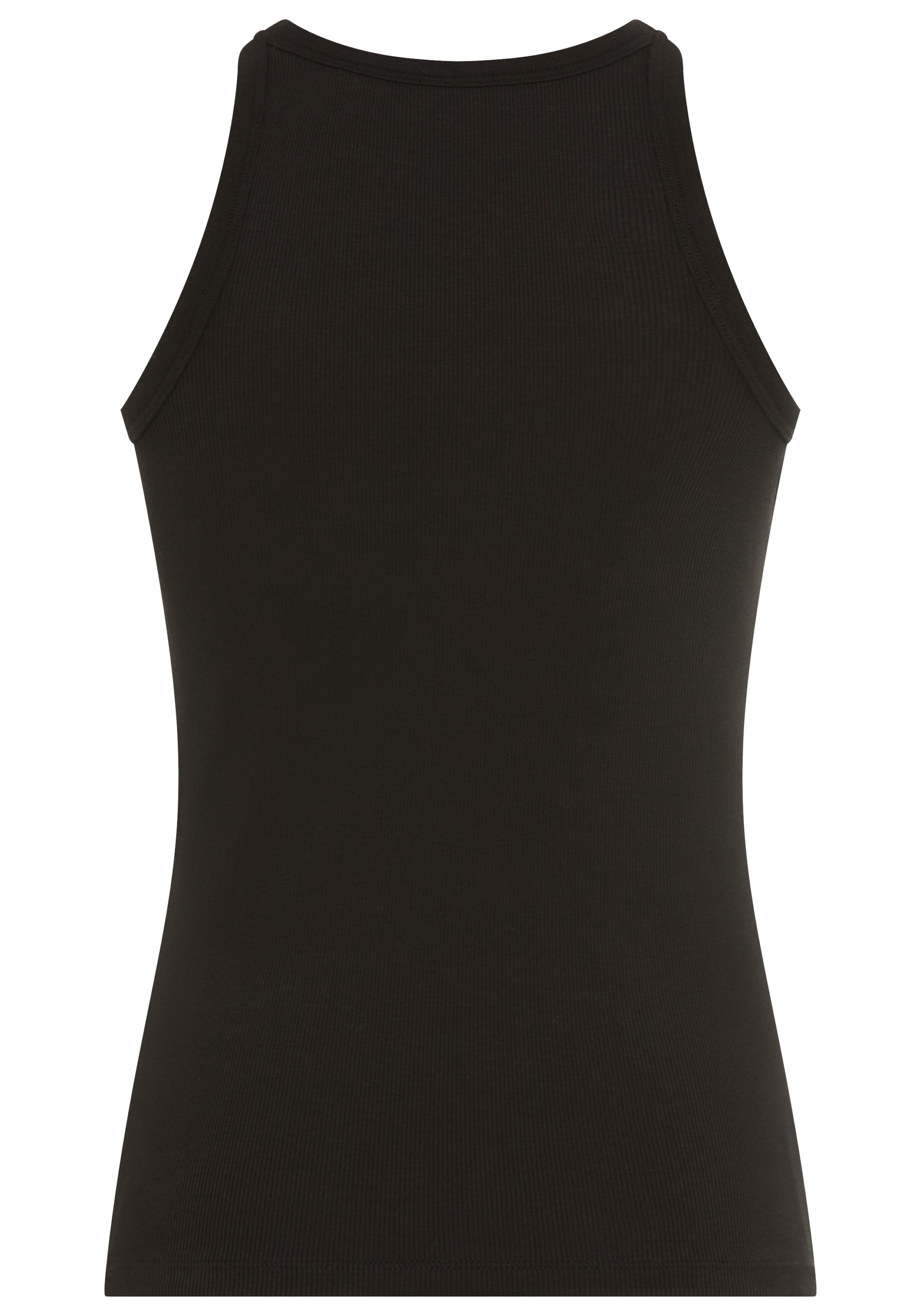 BOSS ORANGE Ripptanktop »Epetite Premium Damenmode« Slim Fit mit Logostickerei