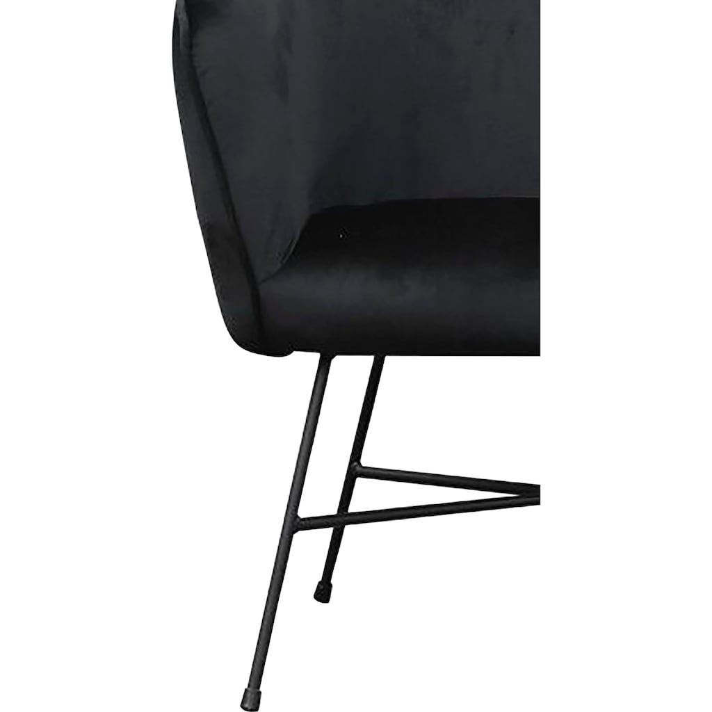 Homexperts Sessel »IZZY«, mit verschiedenen Bezügen und elegantem Gestell