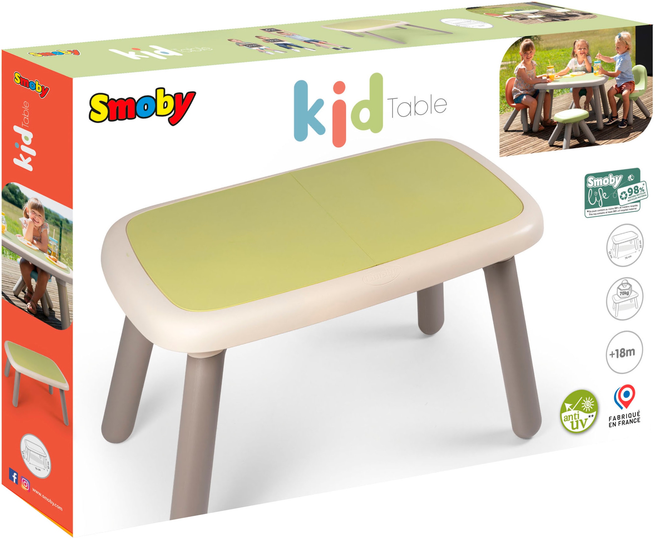 Smoby Kindertisch »Smoby Life, Kid«, Made in Europe