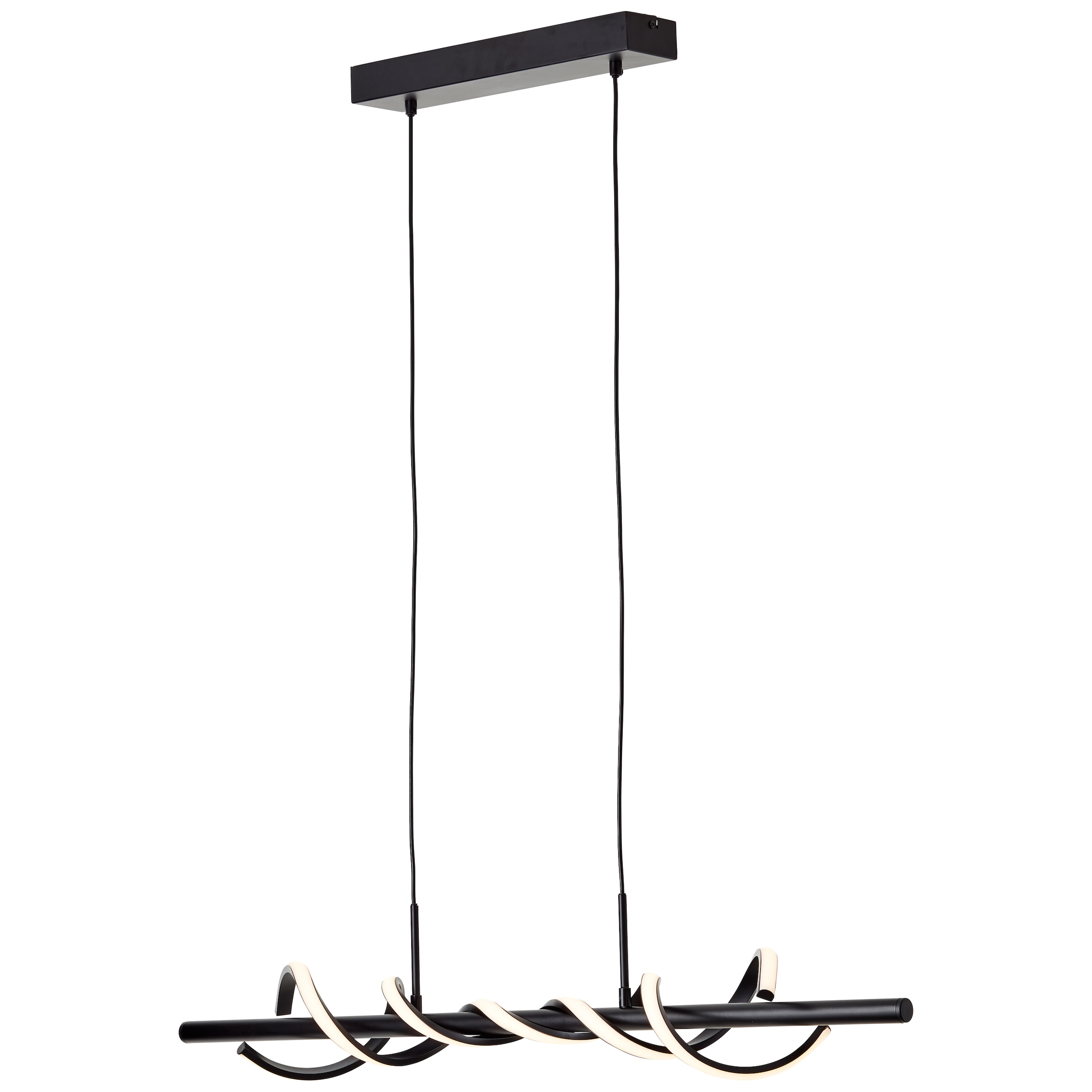 Brilliant LED Pendelleuchte »Amalie«, Höhe 150 cm, 2600 lm, kürzbar, Metall/Kunststoff, schwarz