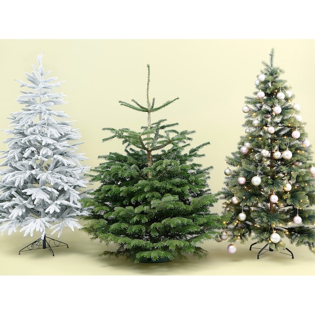 Creativ deco Künstlicher Weihnachtsbaum »Fertig geschmückt«, mit 60 Kugeln  und LED Beleuchtung online bei