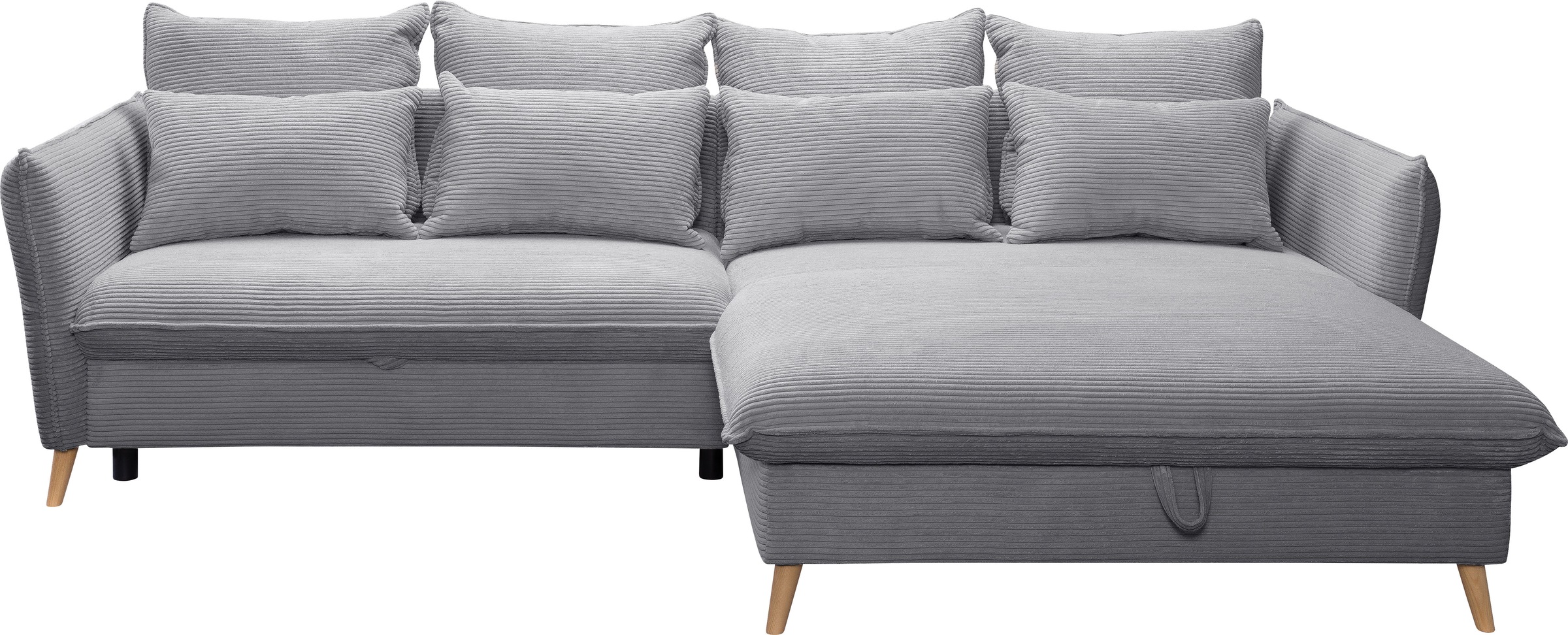 exxpo - sofa fashion Ecksofa »WALPY, elegant & modern, bequem, schmale Arml günstig online kaufen