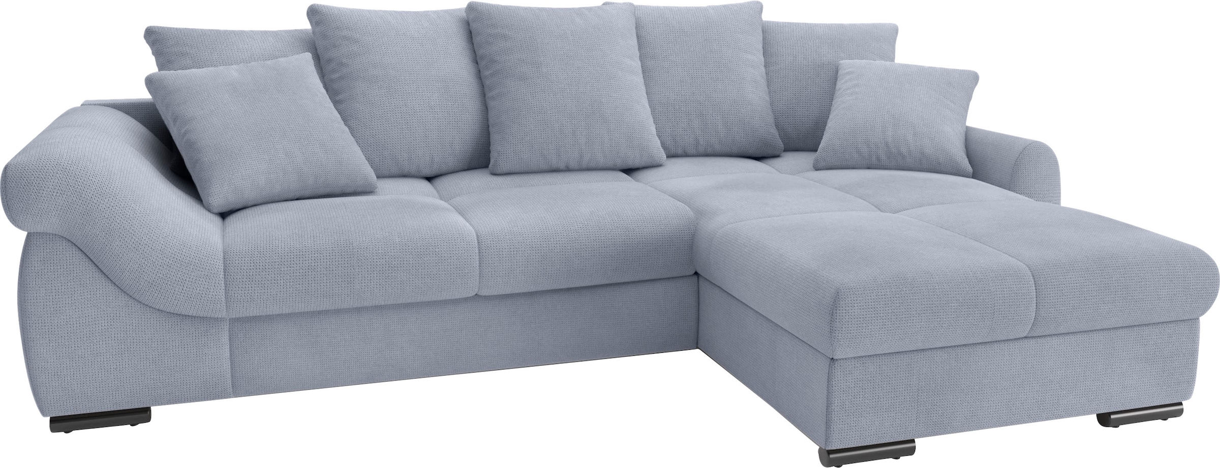 Mr. Couch Ecksofa »Livorno DuraFlex L-Form«, inkl. Hochschläfer-Bettauszug, günstig online kaufen