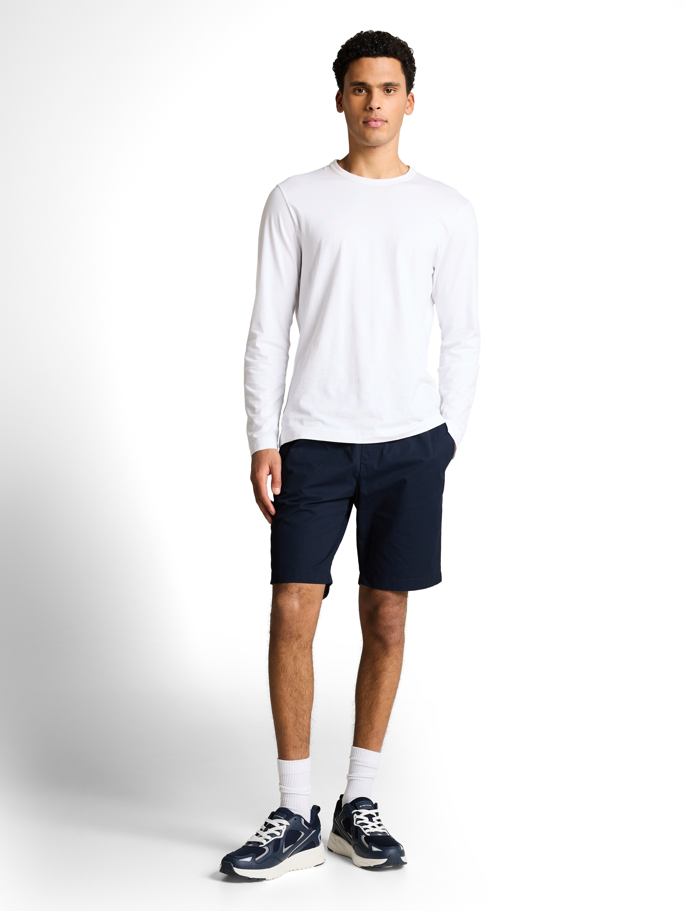 TOM TAILOR Denim Shorts  mit elastischem Bund