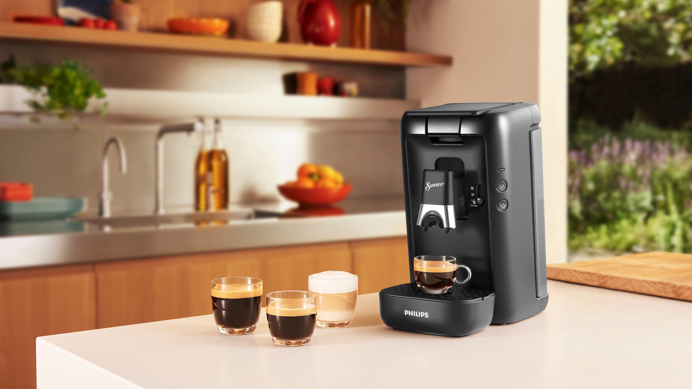 CSA260/60, inkl. UVP kaufen Kaffeespezialitäten«, Kaffeepadmaschine »Maestro 80% im aus € 14,- Senseo online Memo-Funktion, Philips +3 recyceltem Wert Plastik, von Gratis-Zugaben