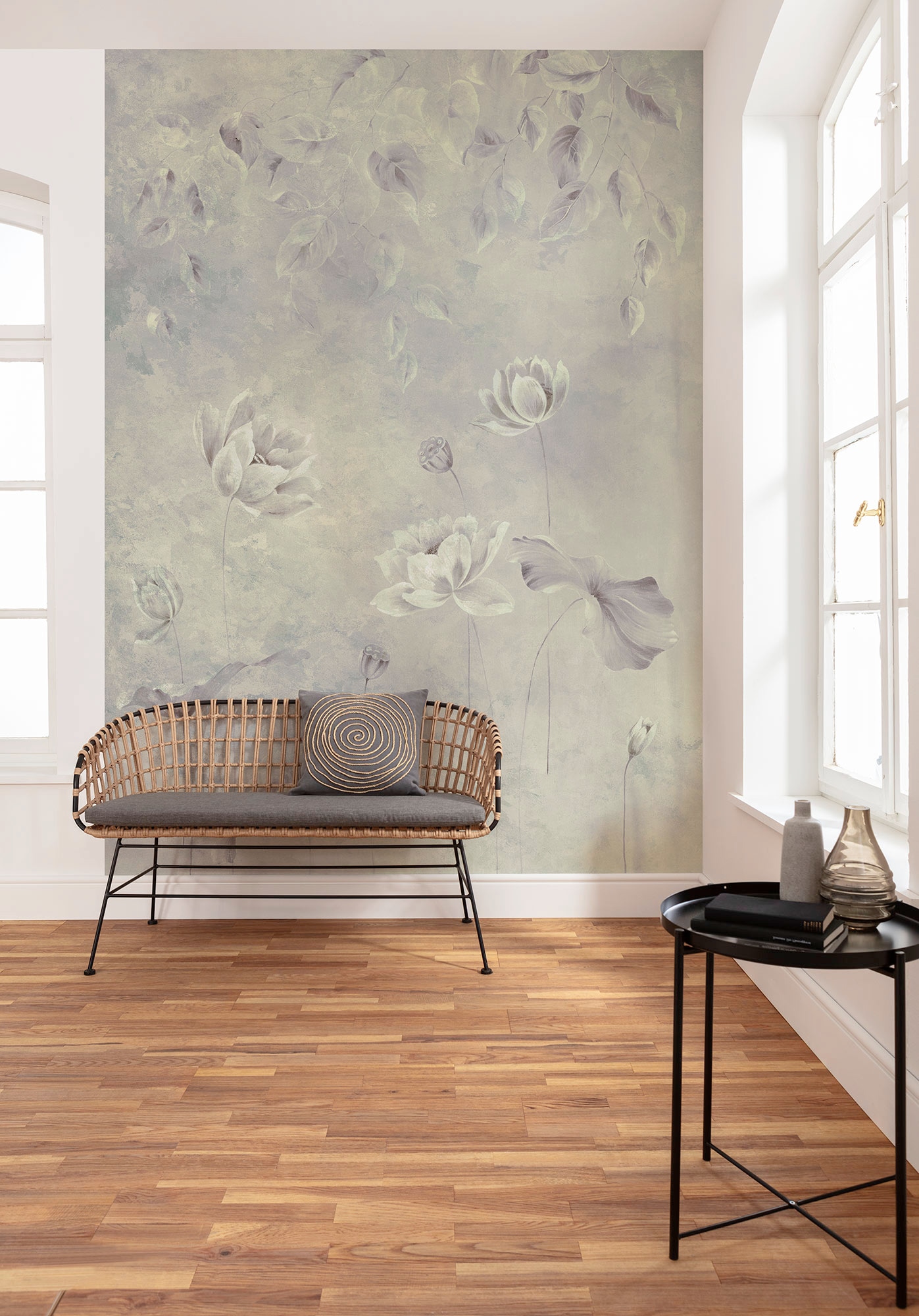 Komar Vliestapete »Digitaldruck Vlies -  Water Lily - Größe 200 x 280 cm« bedruckt glatt Wohnzimmer, Schlafzimmer