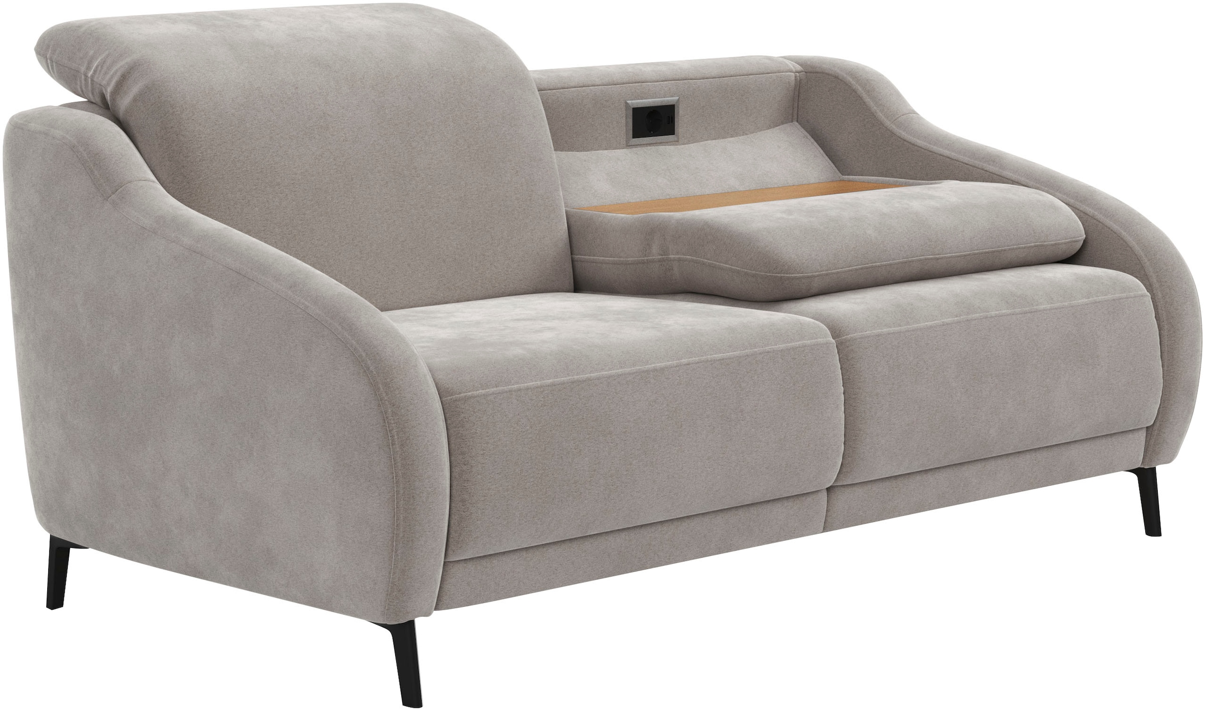 sit&more 3-Sitzer »Blues«, wahlweise mit Klapptisch und USB
