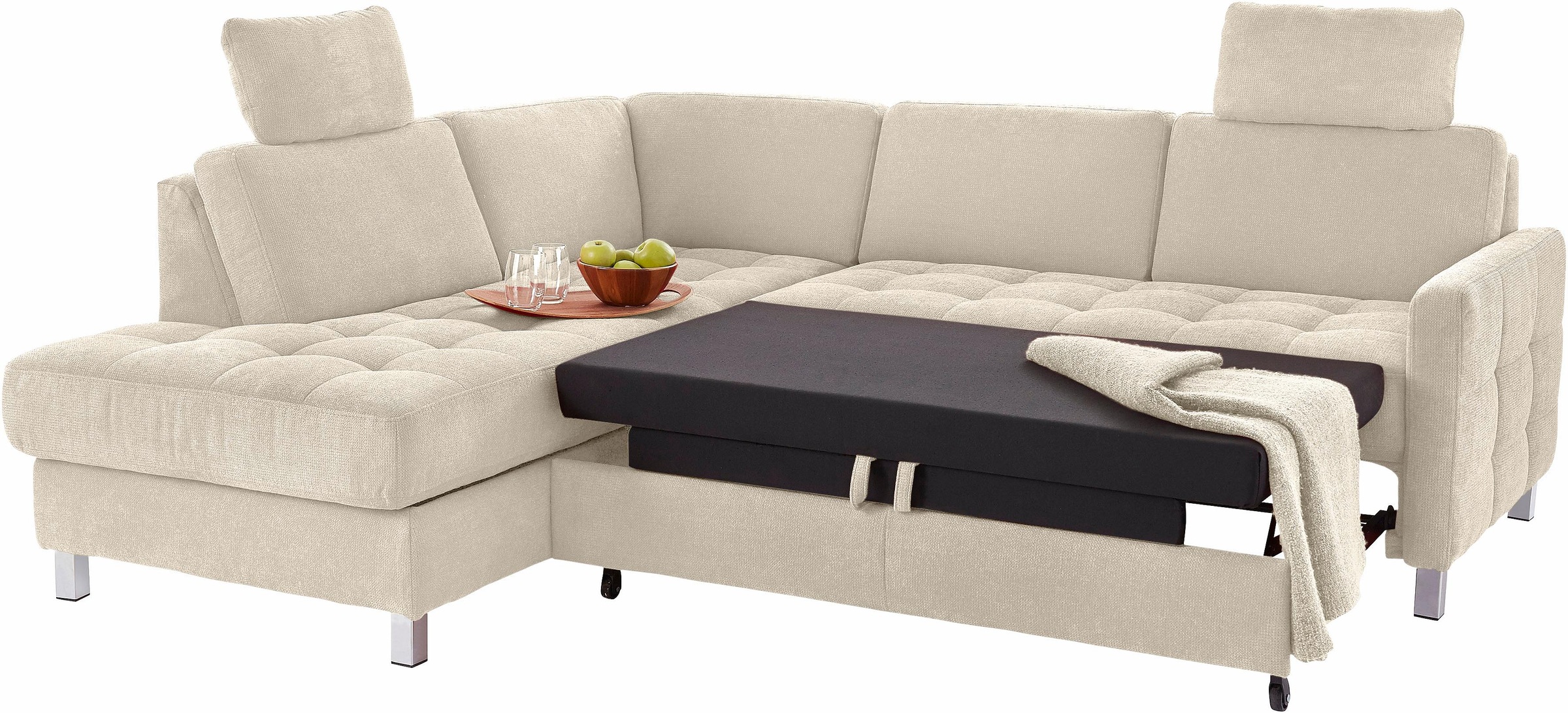 sit&more Ecksofa "Pablo L-Form", wahlweise mit Bettfunktion günstig online kaufen