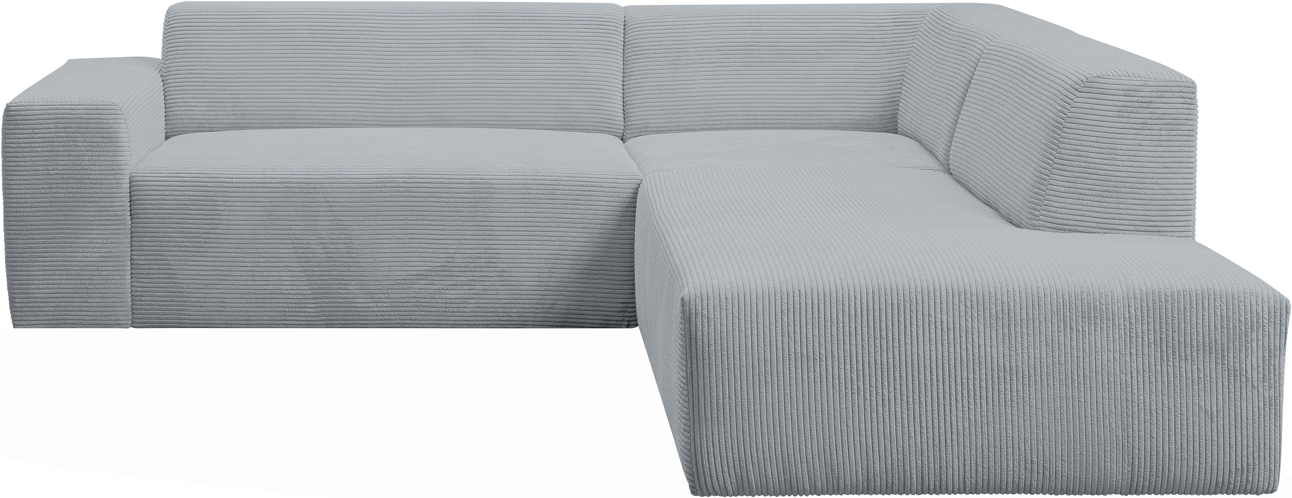 WERK2 Ecksofa »Zeus-M, tolles Sofa mit schönen Details, L-Form« Curvy Trend günstig online kaufen