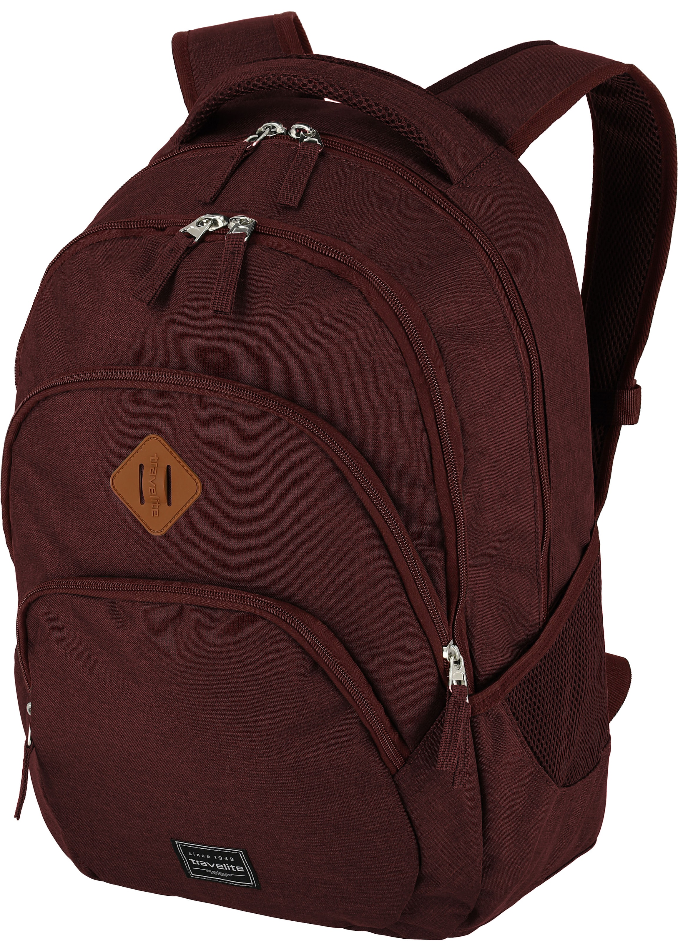 travelite Laptoprucksack »BASICS Melange«, Freizeitrucksack Arbeitsrucksack Schulrucksack Reiserucksack