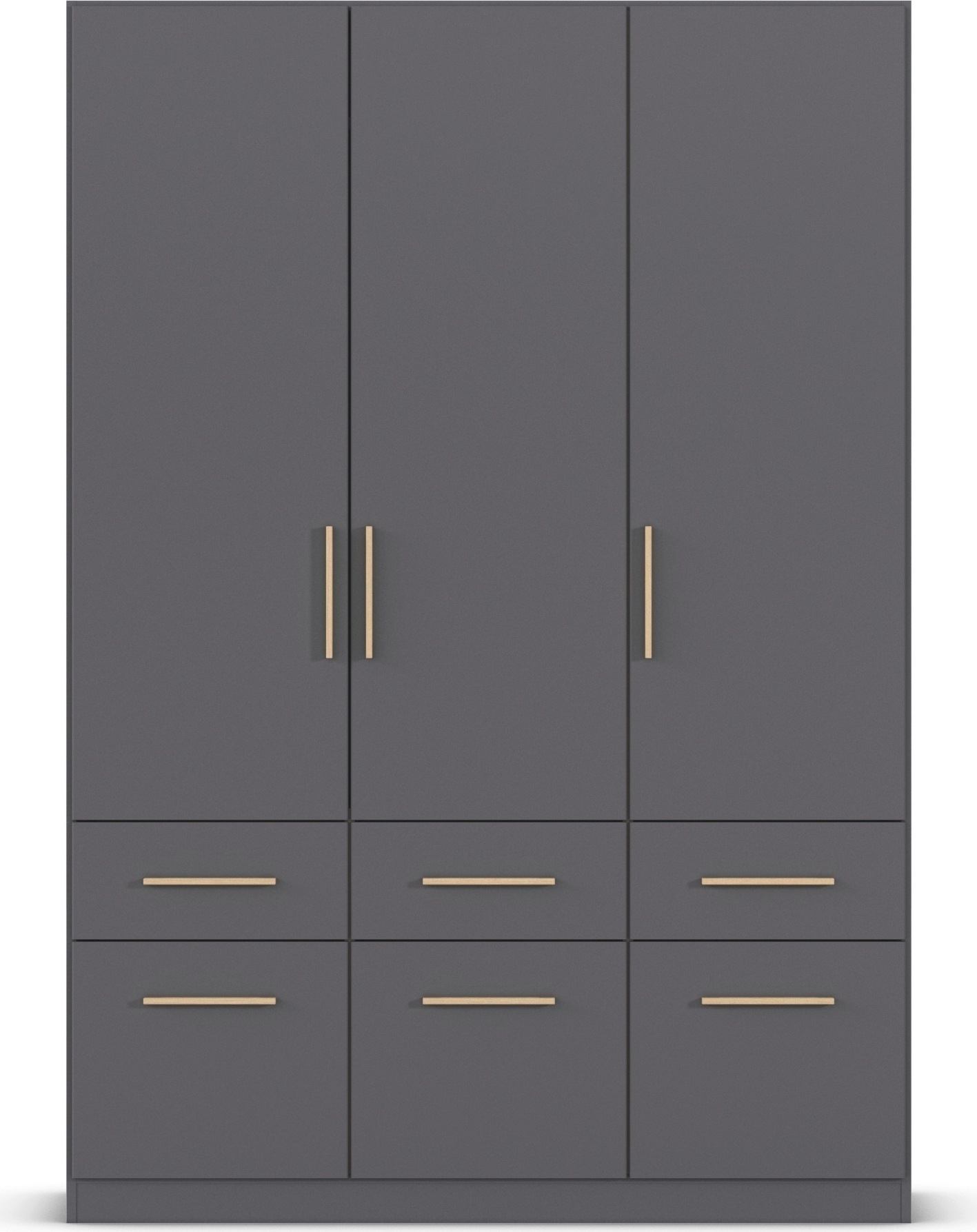 rauch Kleiderschrank »Kleiderschrank Schrank Garderobe Wäscheschrank DUNDEE«, (mit 3 Griff-Varianten), Schubladen in zwei Höhen, optional mit Spiegel MADE IN GERMANY