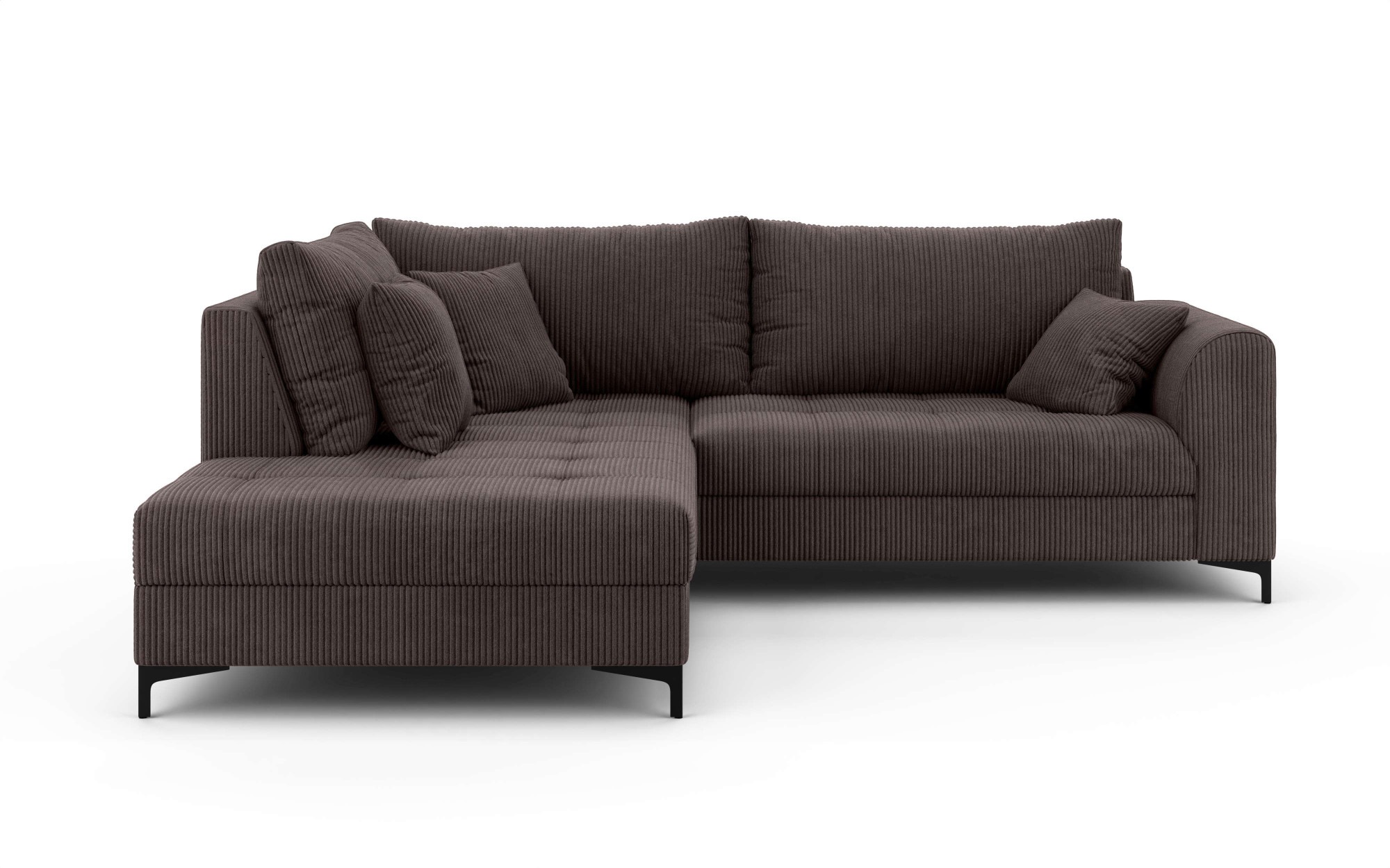 OTTO home Ecksofa »LEEVKE Design-Sofa mit Ottomane rechts/links bestellbar, günstig online kaufen