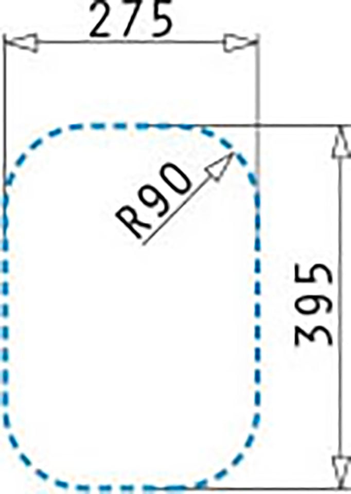 Pyramis Edelstahlspüle
