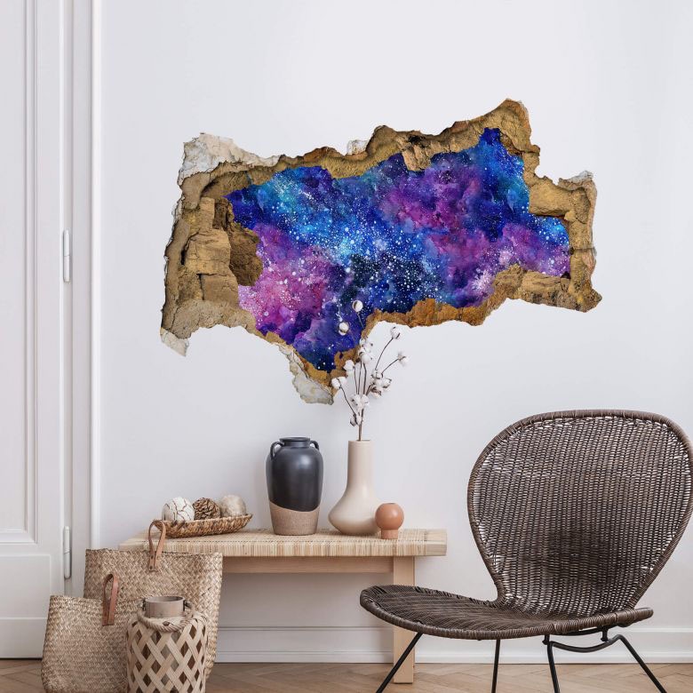 Wall-Art Wandtattoo »Nebula (1 kaufen Sterne«, Weltall online 3D St.) Sticker