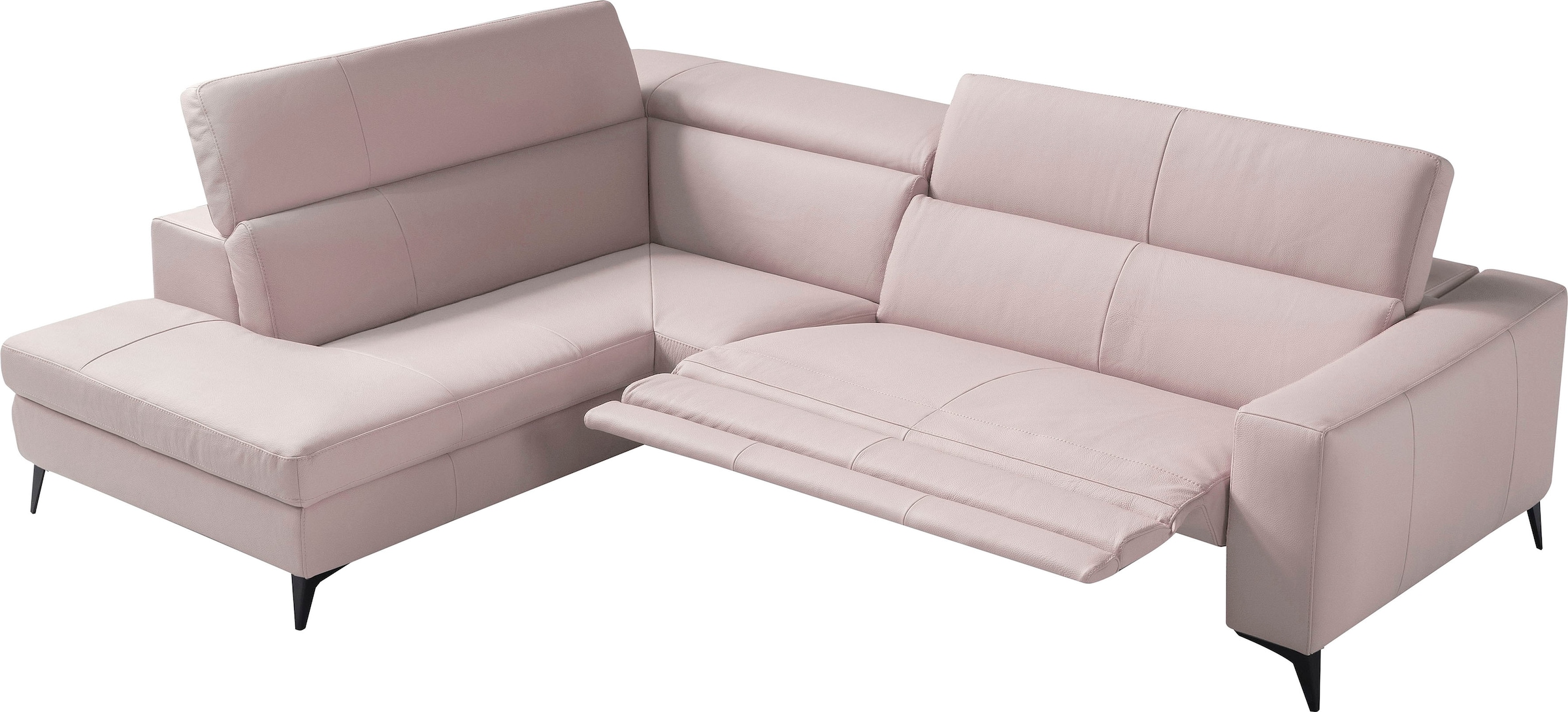 Egoitaliano Ecksofa »Edith, Designsofa mit hohem Sitzkomfort, L-Form«, inkl günstig online kaufen