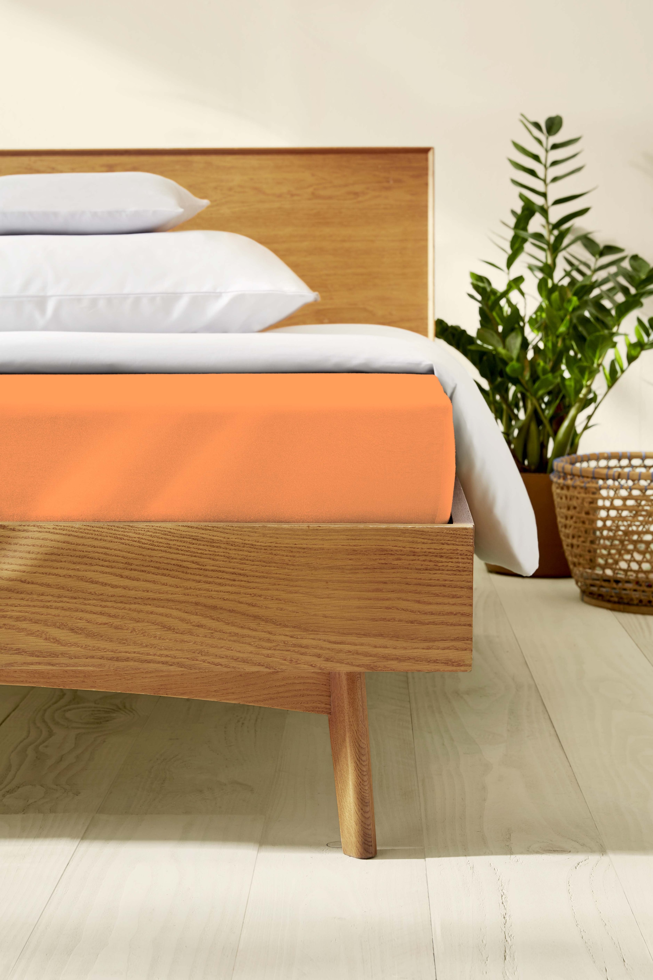 Kaeppel Spannbettlaken »Single Jersey Mako Cotton«, Bettlaken aus 100% Baumwolle