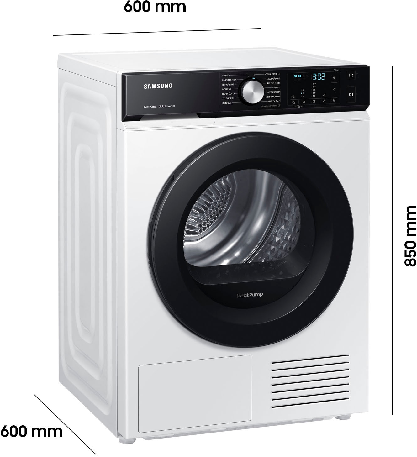 Samsung Wärmepumpentrockner »DV8GBBA225AE«, 8 kg