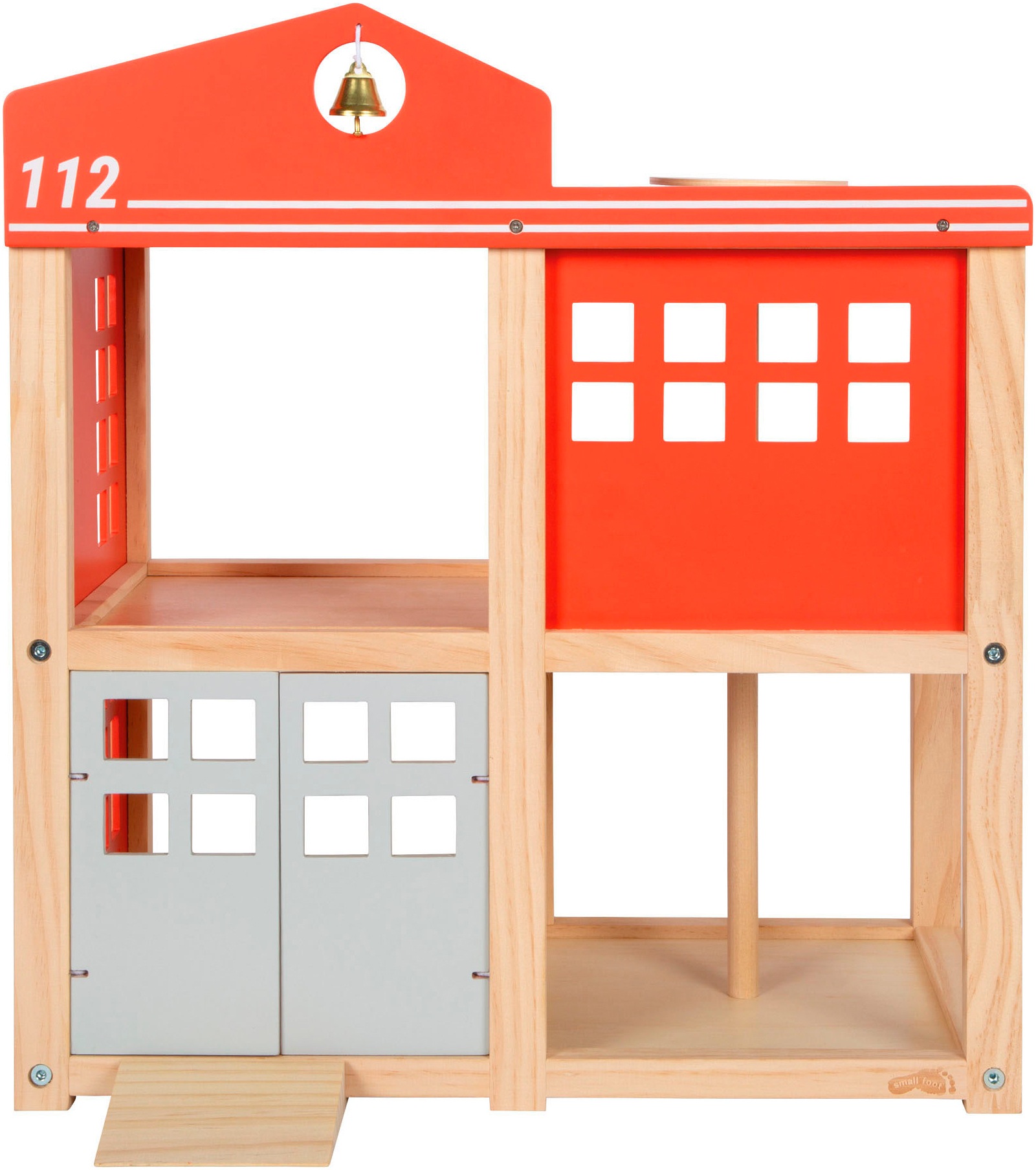 Small Foot Spielwelt »Große Feuerwache mit Zubehör« batteriebetriebenes Sound- & Lichtmodul für realistische Einsätze
