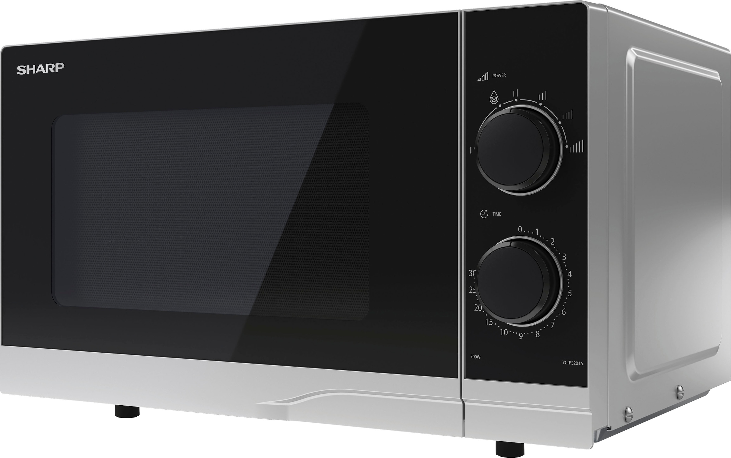 Sharp Mikrowelle »YC-PS201AE-S«, Mikrowelle, 700 W online bei