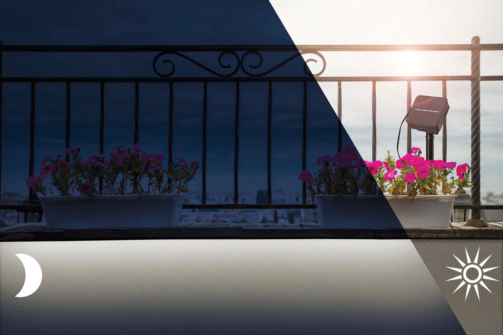 Paulmann LED-Streifen »Solar mit Dämmerungssensor IP44 3m 2700K 0,3W Schwarz« 1 Stk.-flammig