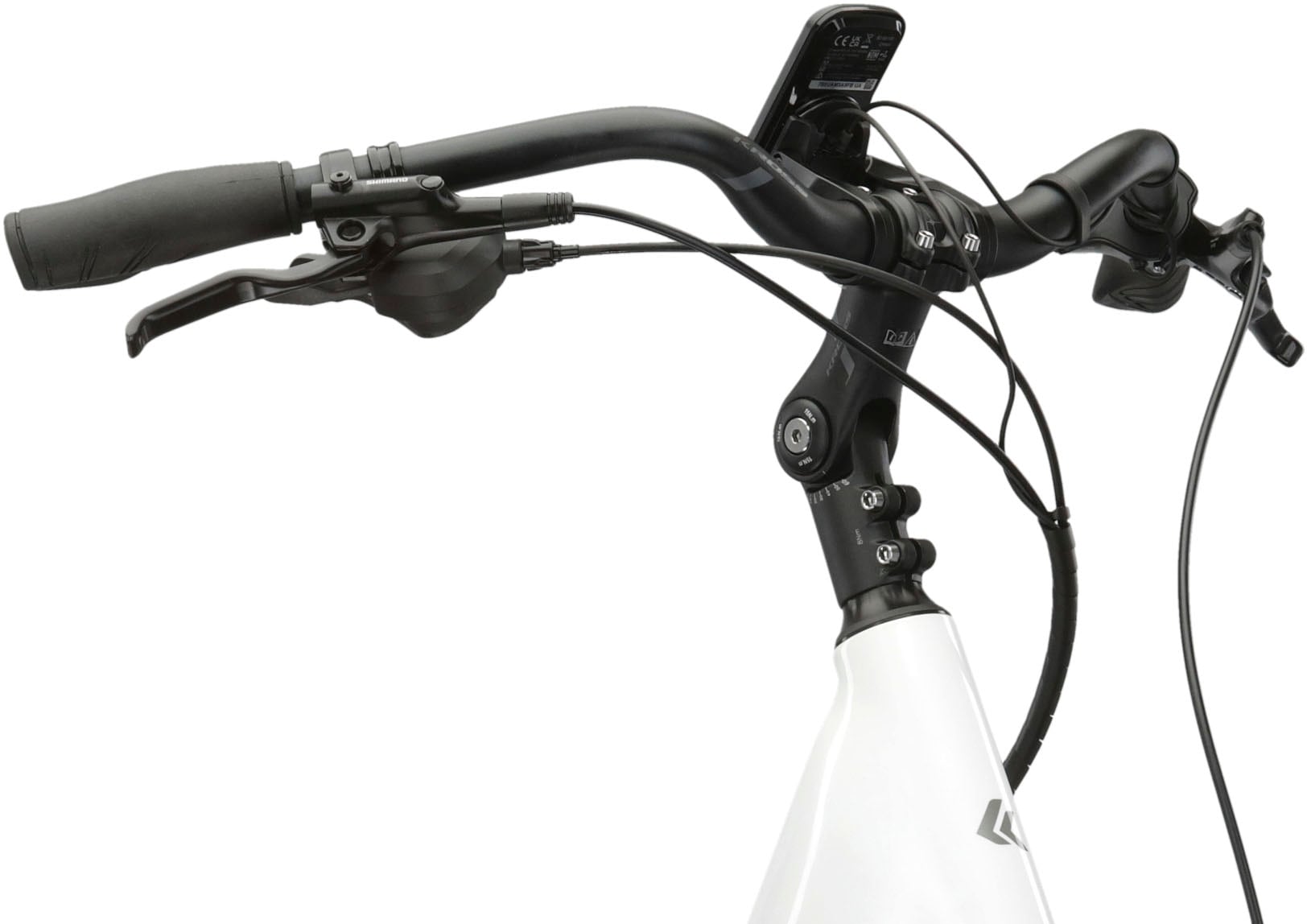 Kross E-Bike »KROSS E-Trekkingrad Trans 5.0 28" weiß 9 Gänge«, 9 Gang, microSHIFT, ADVENT M619, Mittelmotor 250 W, Pedelec, Elektrofahrrad für Damen und Herren
