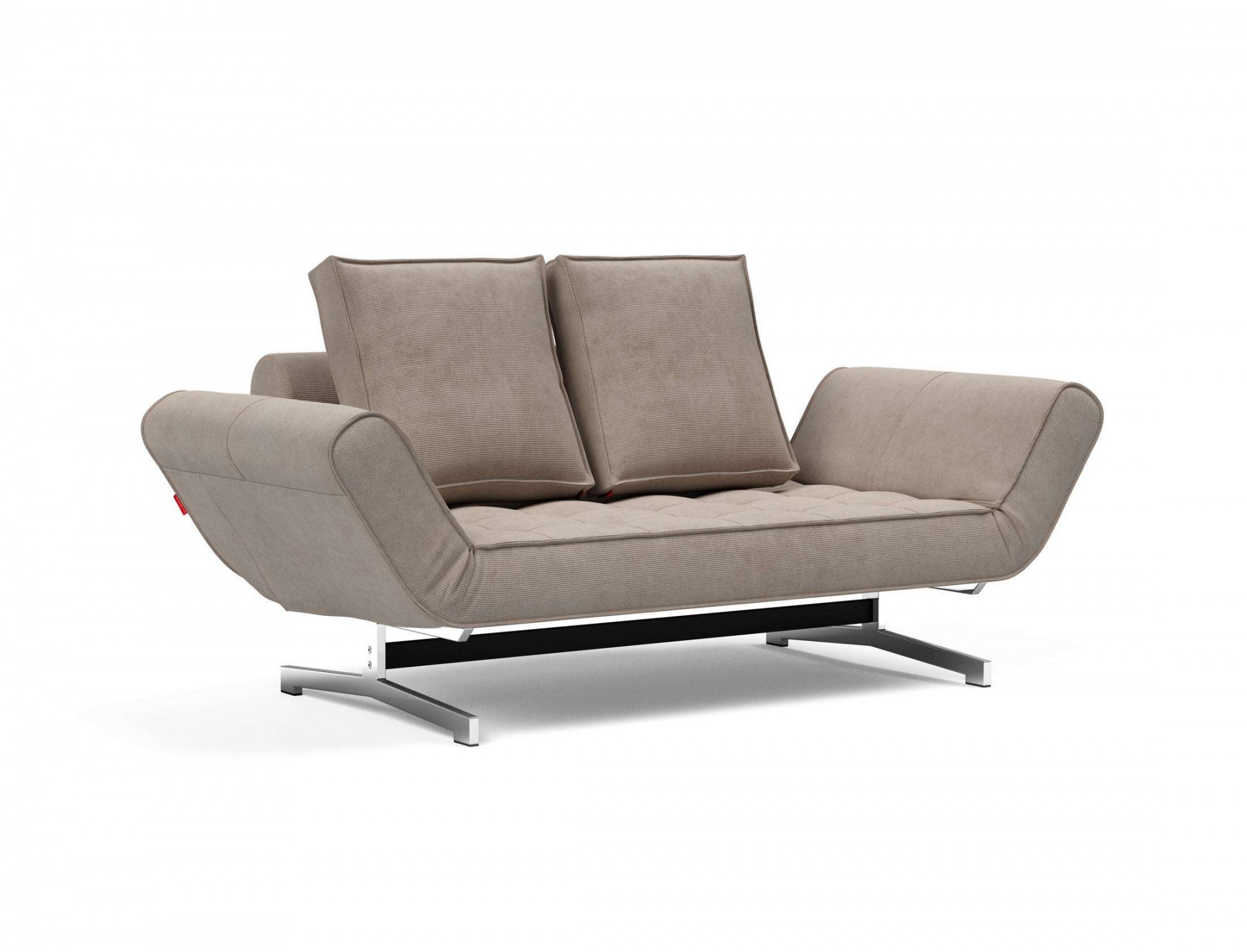 INNOVATION LIVING ™ 3-Sitzer »Ghia Schlafsofa, Multi-Wohlfühlsofa, OTTOs Choice, Designfuß«, eine große Liegefläche mit geringer Stellfläche, beidseitig abklappbar