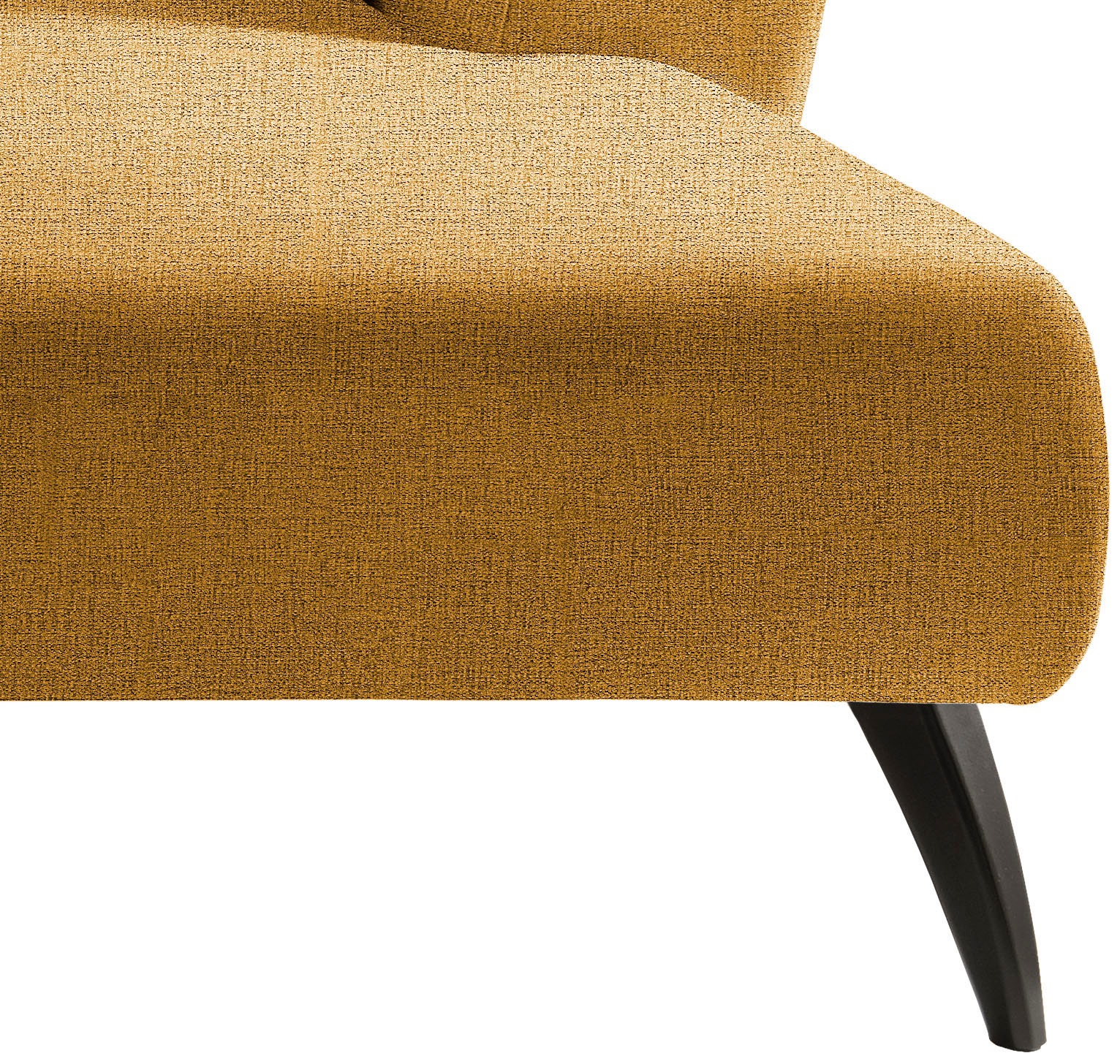INOSIGN Ecksofa »Colori Polstermöbel mit zeitlos eleganter Rückenführung. L-Form«, Holzfußfarbe wählbar, inkl. 4x Zierkissen