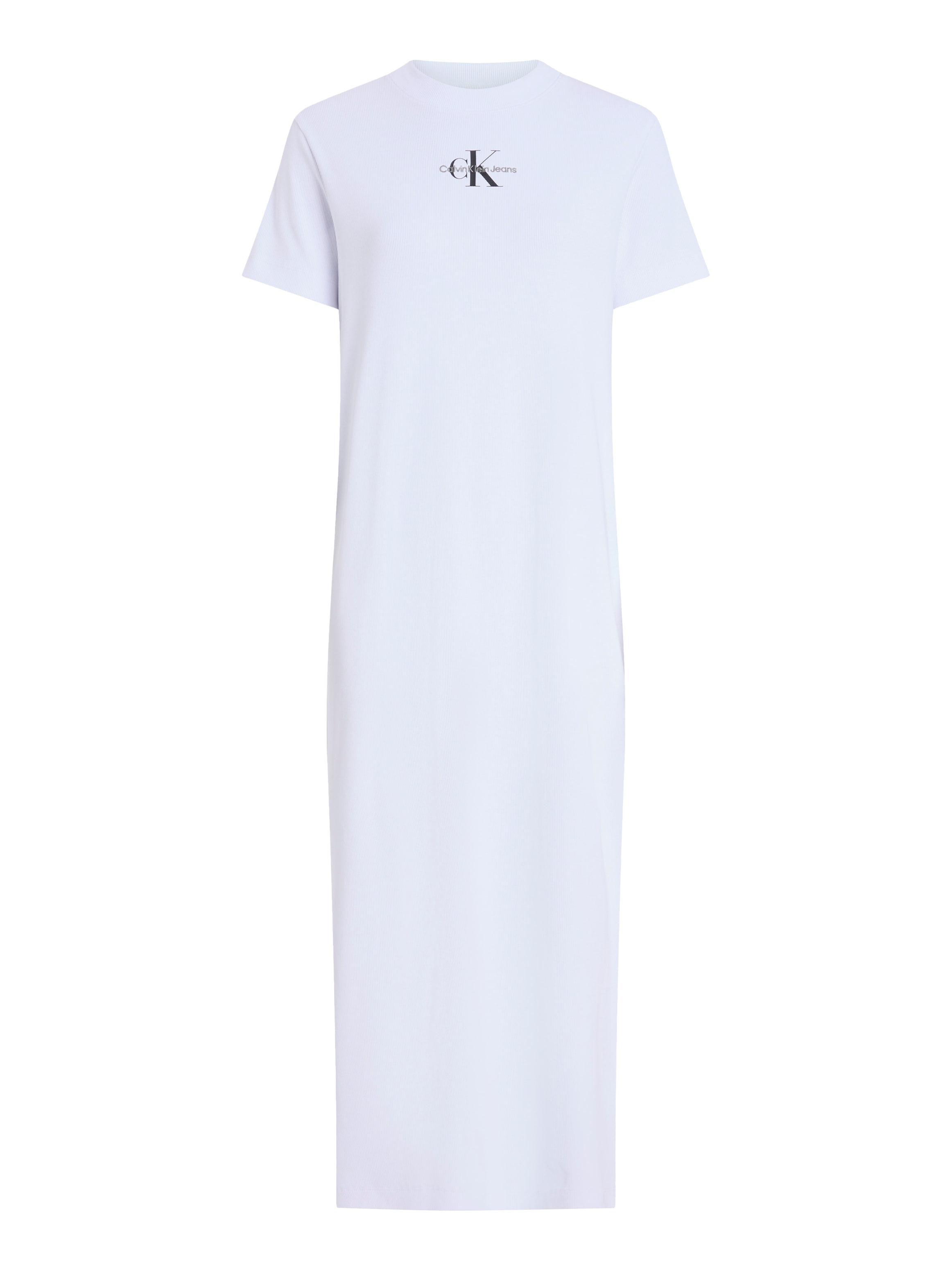Calvin Klein Jeans Midikleid »MONOLOGO LONG RIB TEE DRESS«, mit Logo