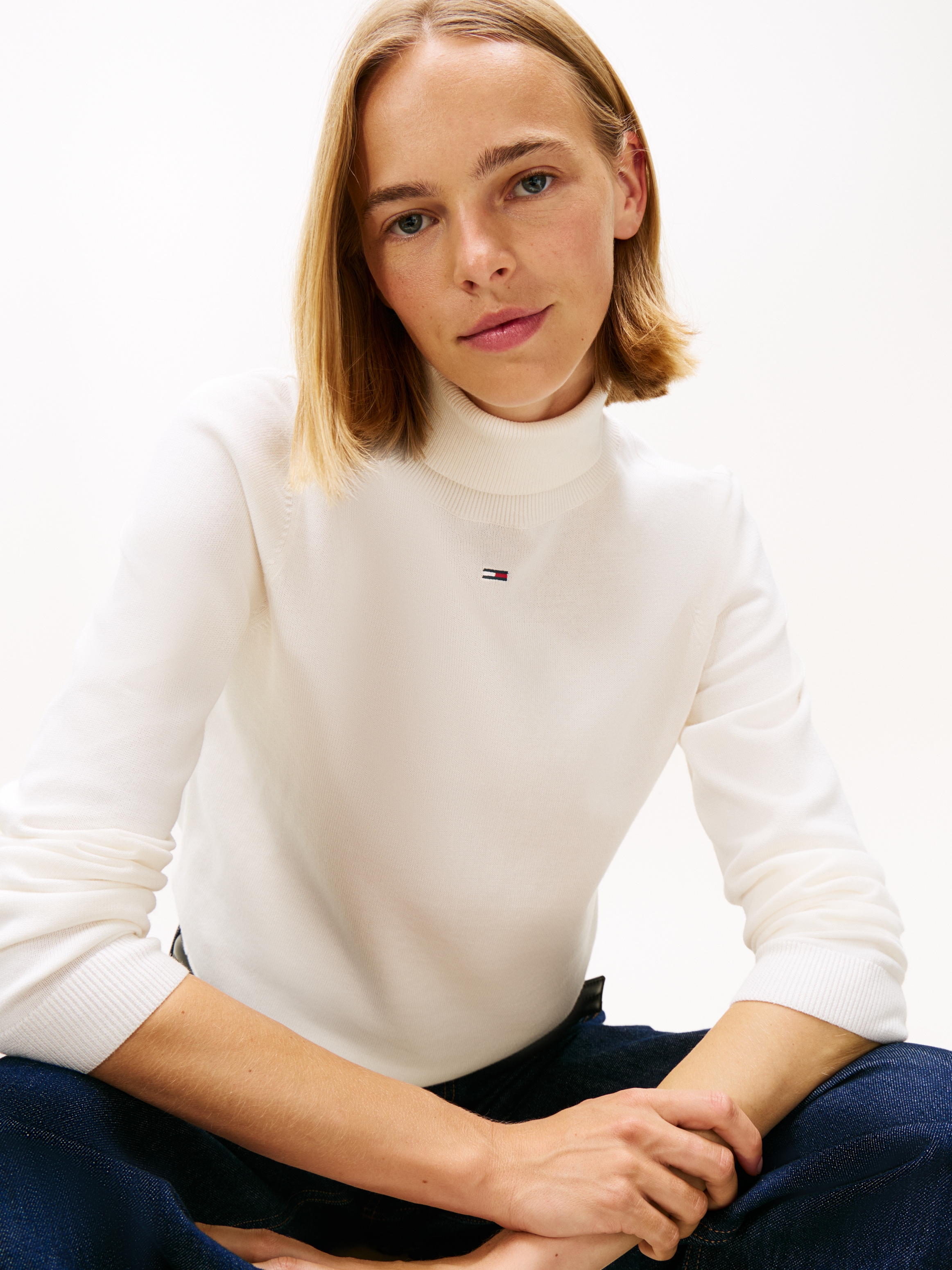 Tommy Jeans Rollkragenpullover »TJW ESSENTIAL TRTLNK SWEATER«