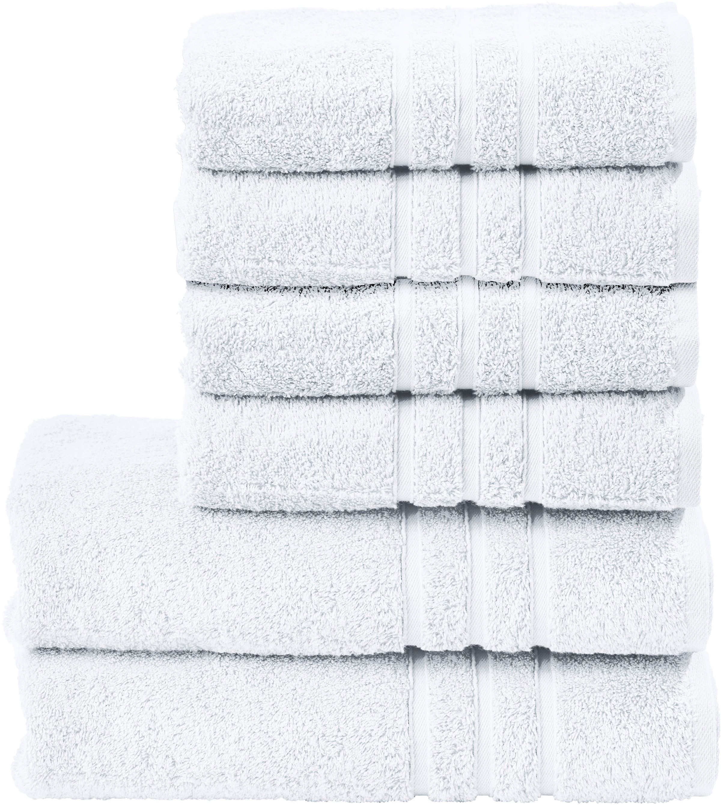 done.® Handtuch Set »Daily Uni«, (Set, 6 St., 4 Handtücher (50x100 cm)-2 Du günstig online kaufen