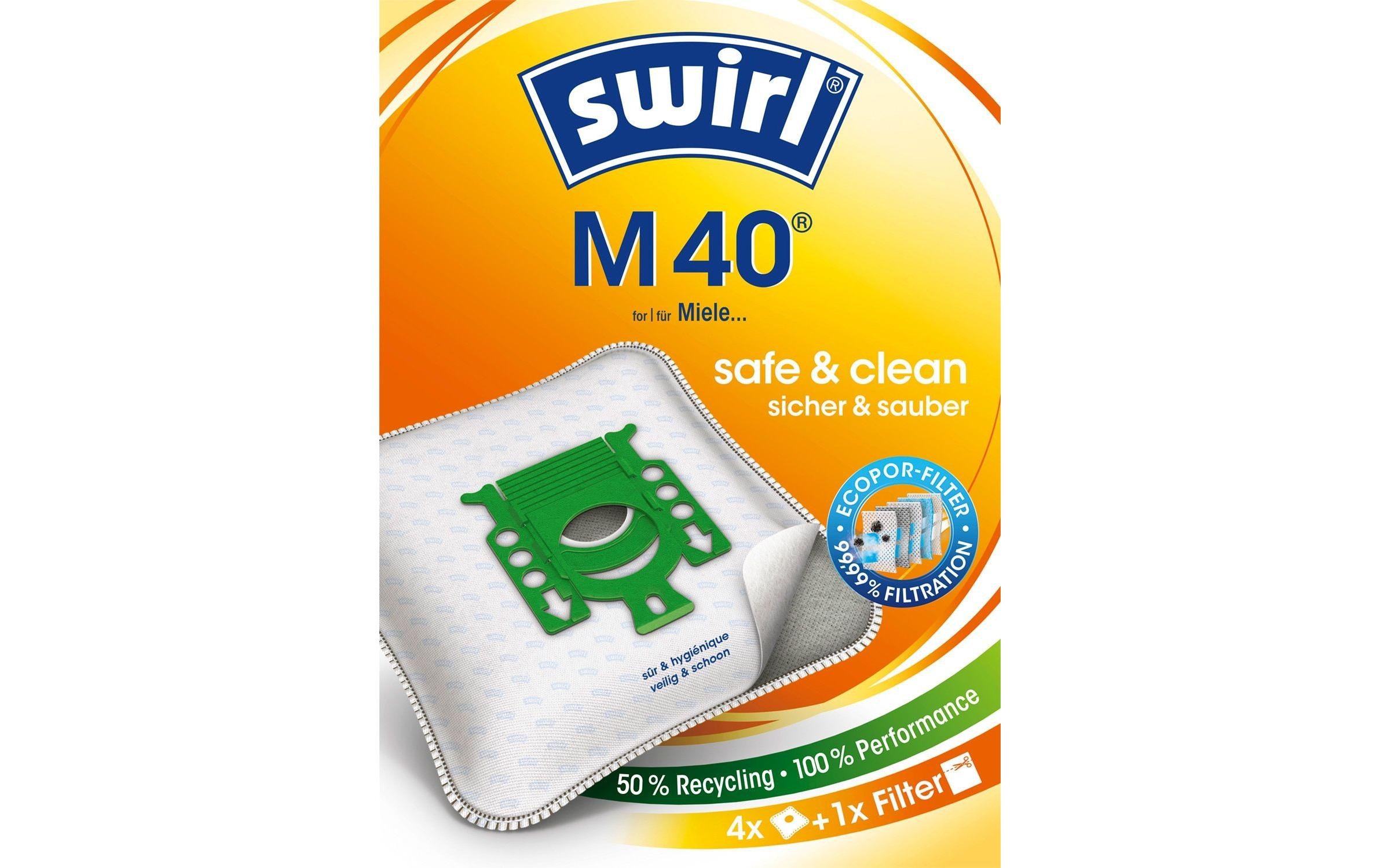 Swirl Staubsaugerbeutel »M 40 4 Stück«