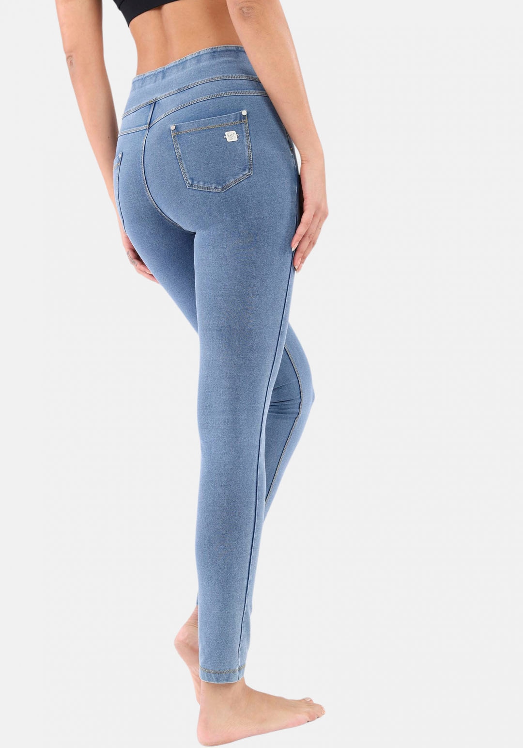 Freddy Shapingleggings »NOW SKINNY YOGA«, mit Lifting & Shaping Effekt und Umschlagbund