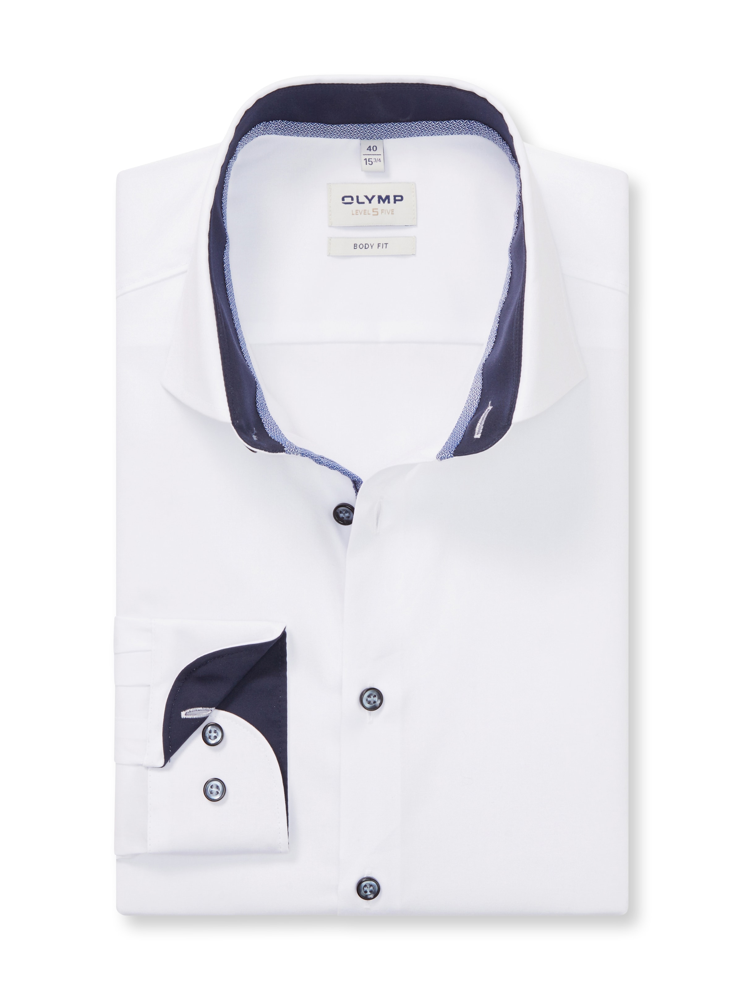 OLYMP Businesshemd »Level Five body fit« mit extralangem Arm