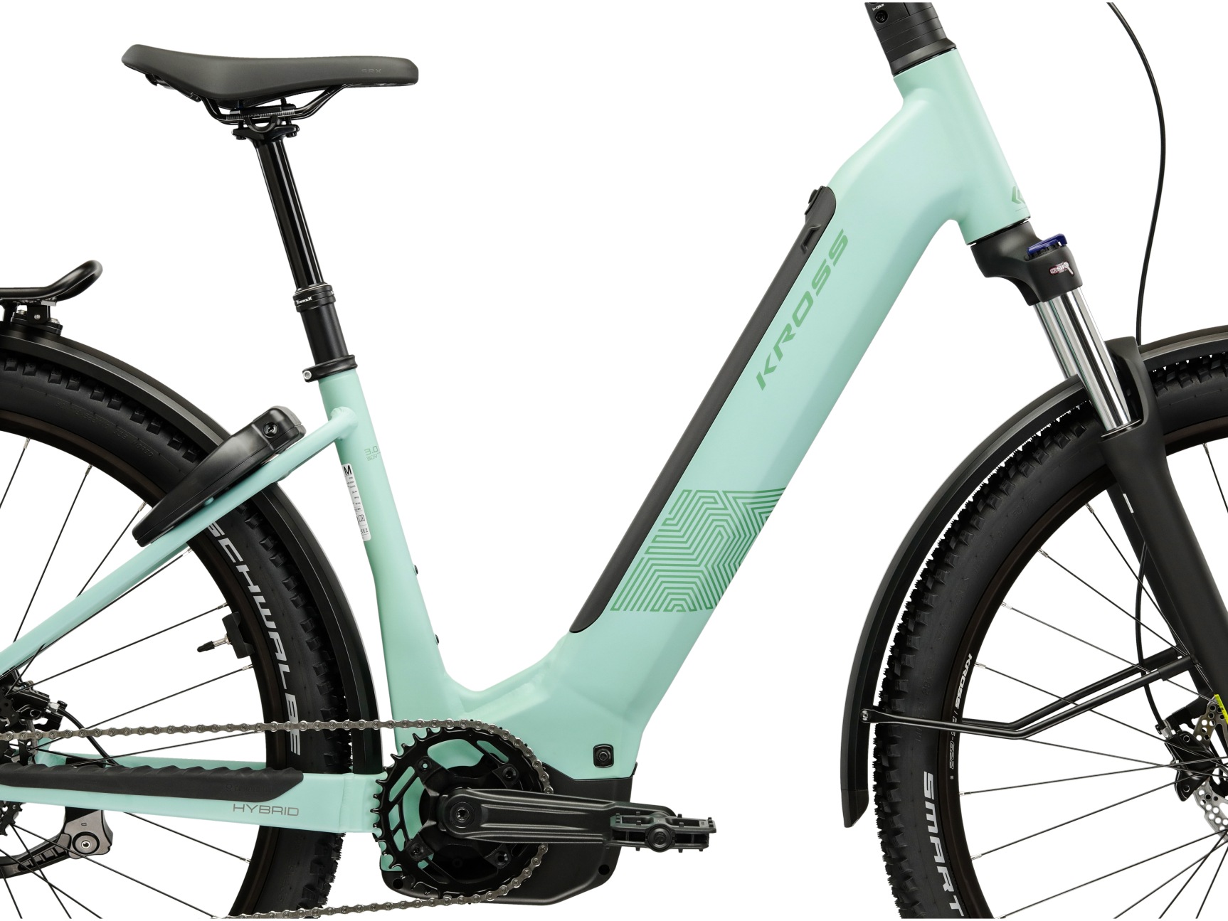 Kross »Influx Hybrid SUV 3.0 21,3Ah / Bosch 800 Wh 29" Grün 10 Gänge 2026« 10 Gang Shimano CUES U6000 Schaltwerk Kettenschaltung Mittelmotor 250 W BOSCH PERFORMANCE LINE PX 36 V/250 W, Mittelmotor