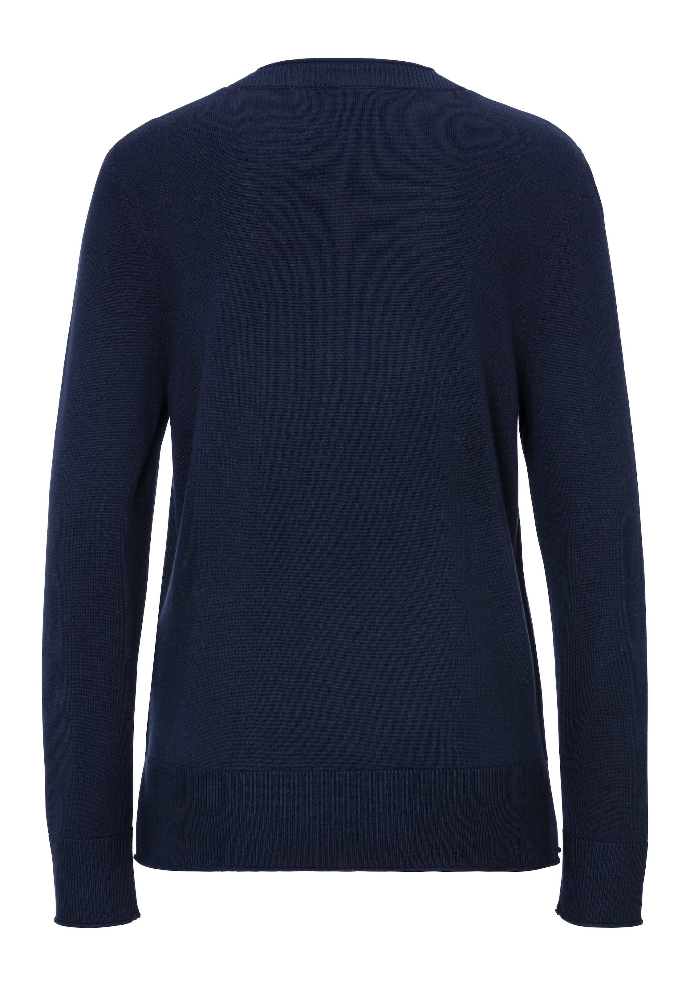 BOSS ORANGE Strickpullover »Fanikale Premium Damenmode«, klassicher Basic-Pullover, Rundhals
