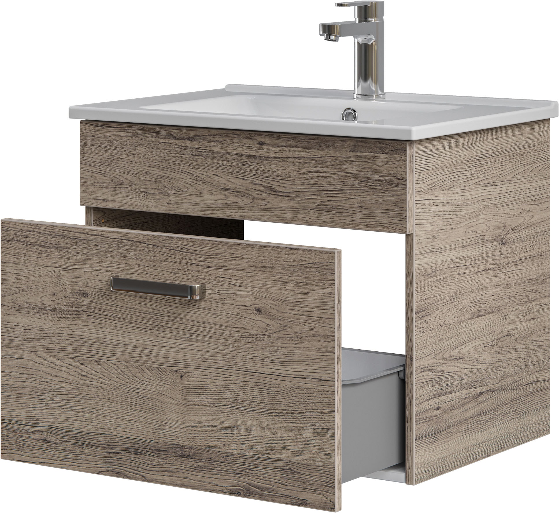 Saphir Badmöbel-Set »Keramikwaschtisch mit Waschtischunterschrank« Set, 2 Stk. tlg.