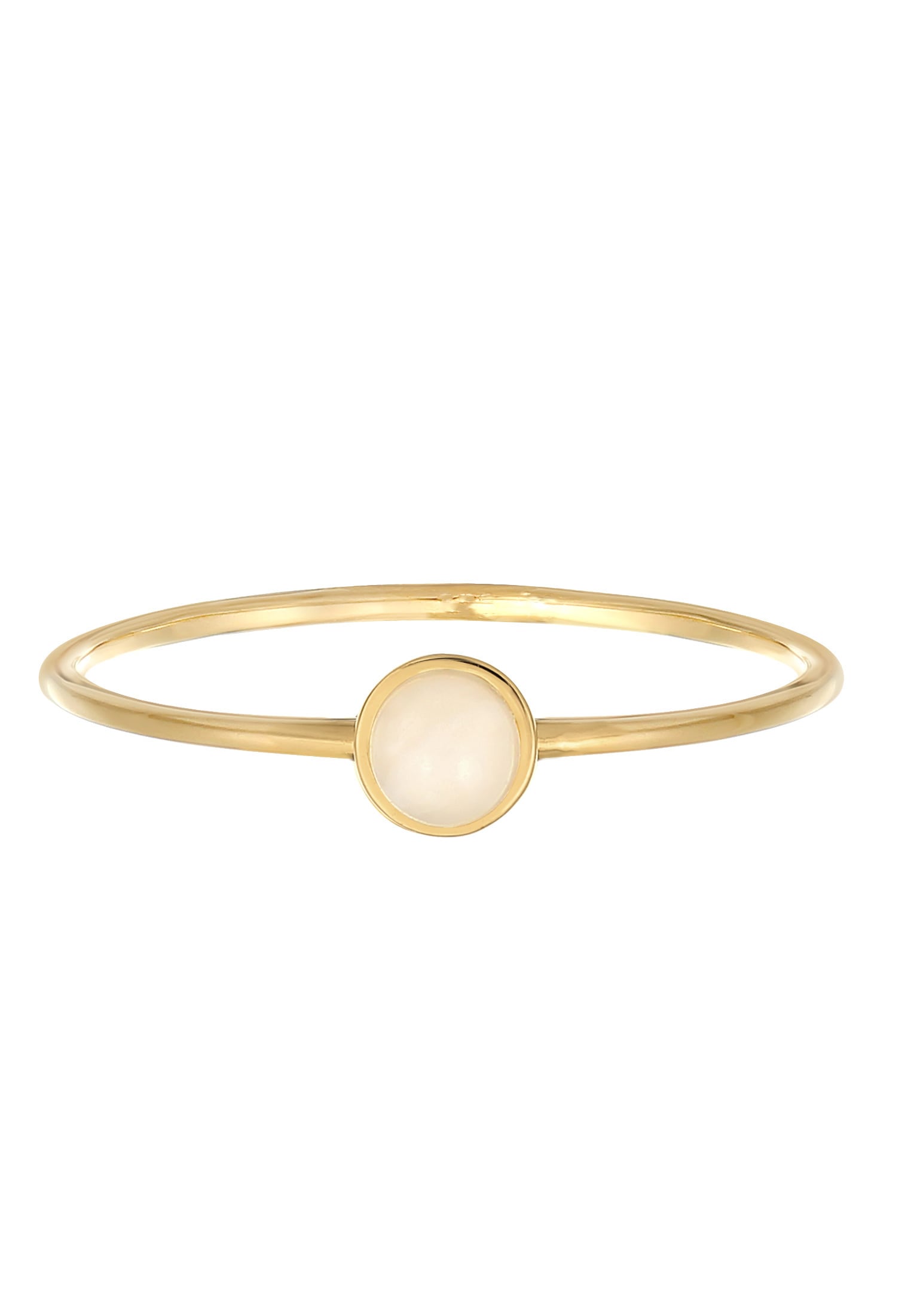 Elli Premium Fingerring »Solitär Rosa Quarz Edelstein 375 Gelbgold«