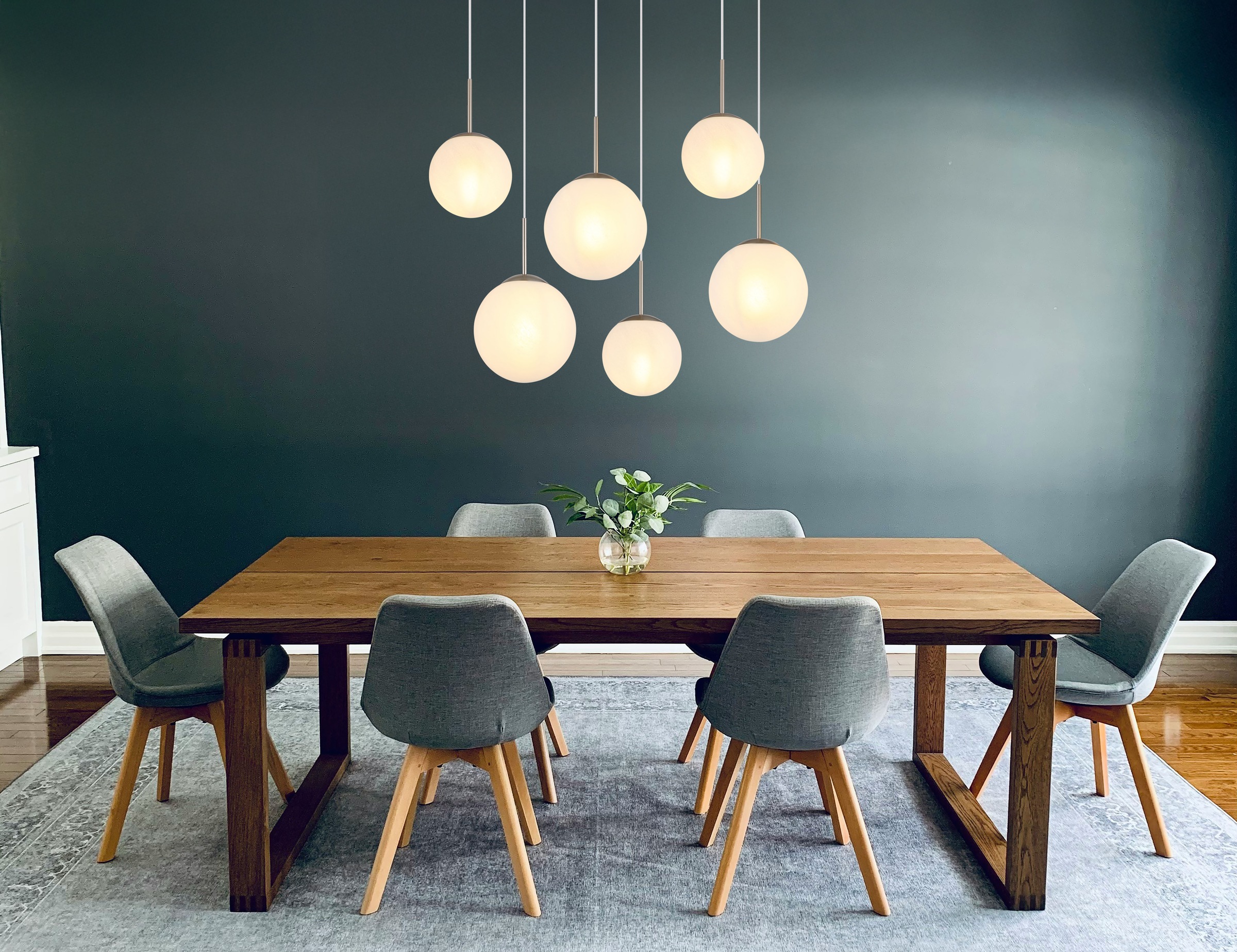 NOWA Pendelleuchte »KOP« E27 1 Stk. Hängeleuchte, Hängeleuchte, Glaskugeln günstig online kaufen