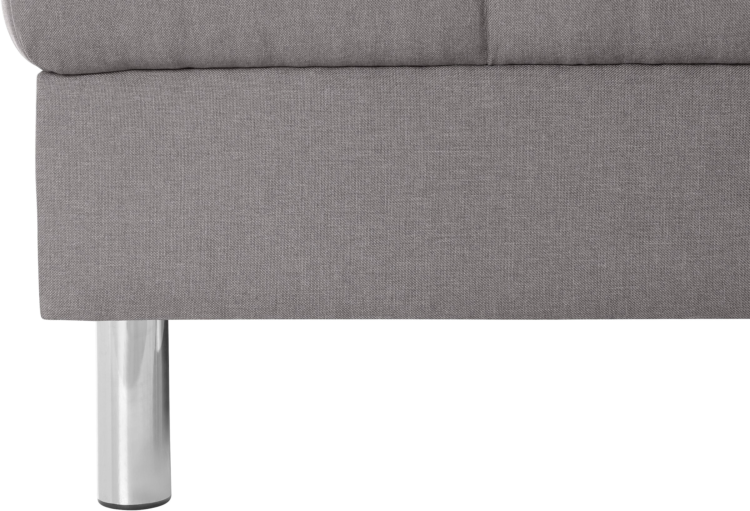 COLLECTION AB Ecksofa »Rada L-Form«, inklusive Hocker, Bettfunktion und Federkern