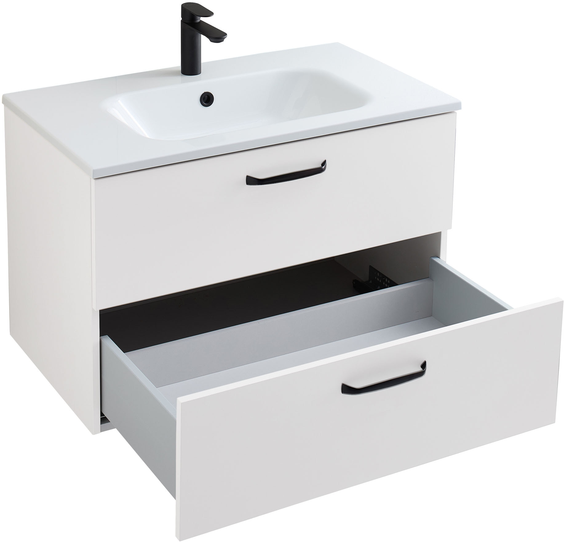 Saphir Badmöbel-Set »Quickset 500, Waschtischunterschrank mit Waschtisch und Spiegelschrank« 3 Stk. tlg.