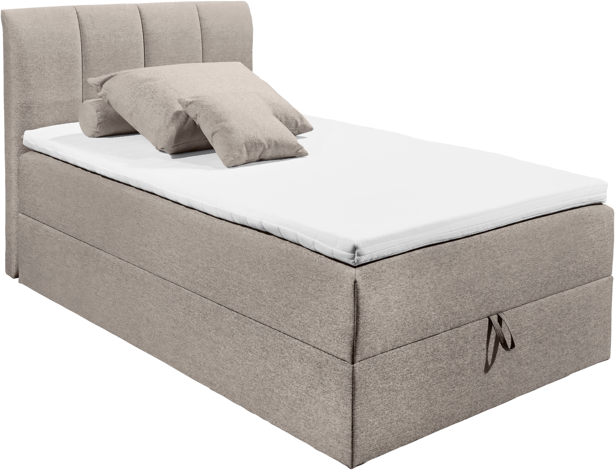 ED EXCITING DESIGN Boxbett »"Granada"  inkl. Bettkasten und Topper« erhältlich in den Größen 120x200cm & 180x200cm