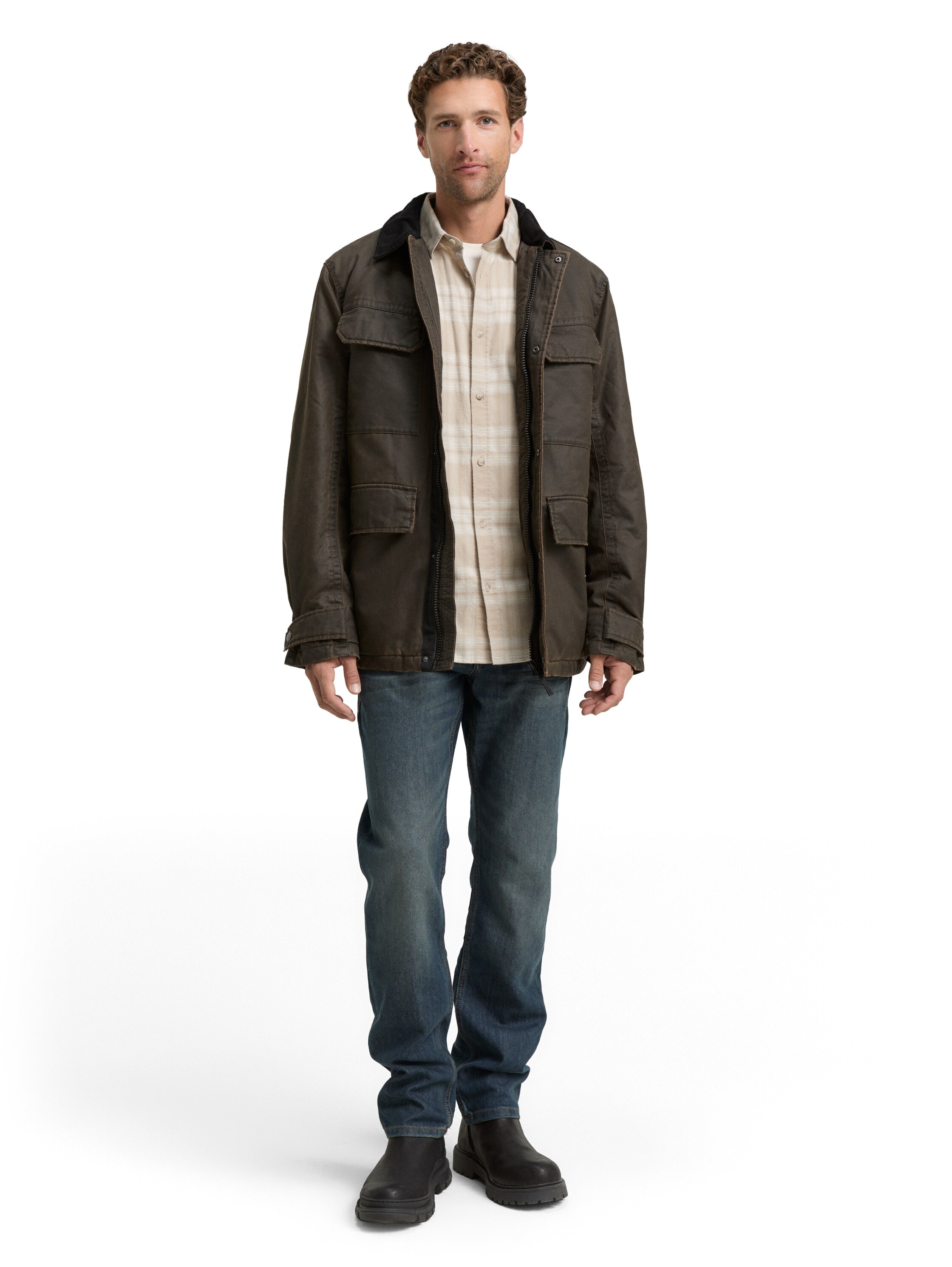 TOM TAILOR Outdoorjacke, mit verstellbarer Taille