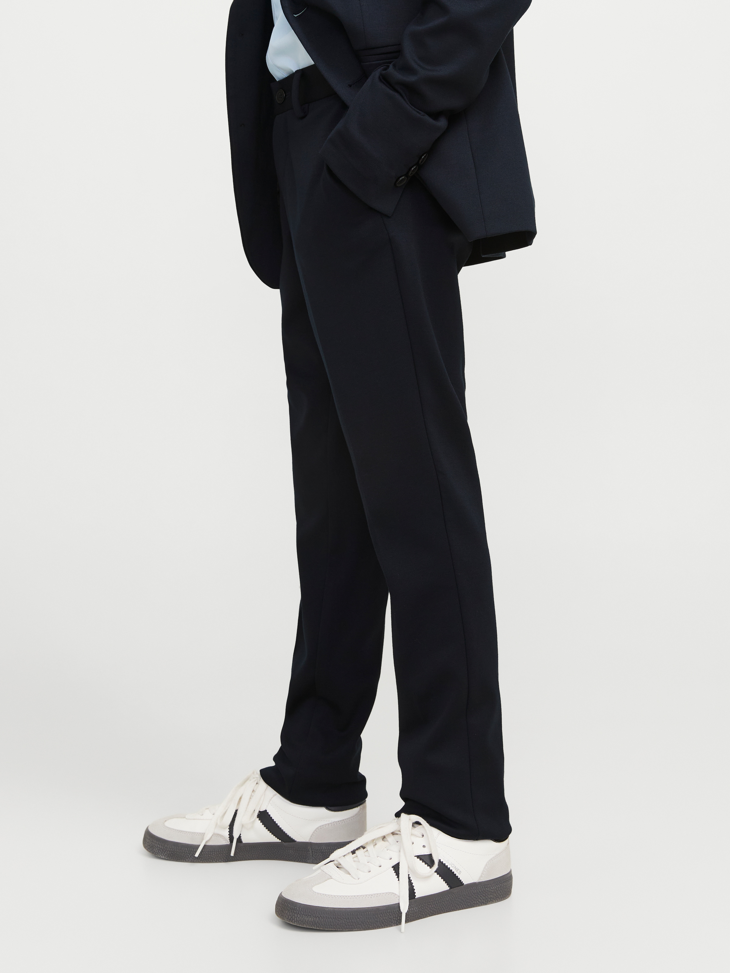 Jack & Jones Junior Anzughose »JJEJAXON bietet Komfort durch elastische Passform«, unifarben, modisch, slim fit, Web